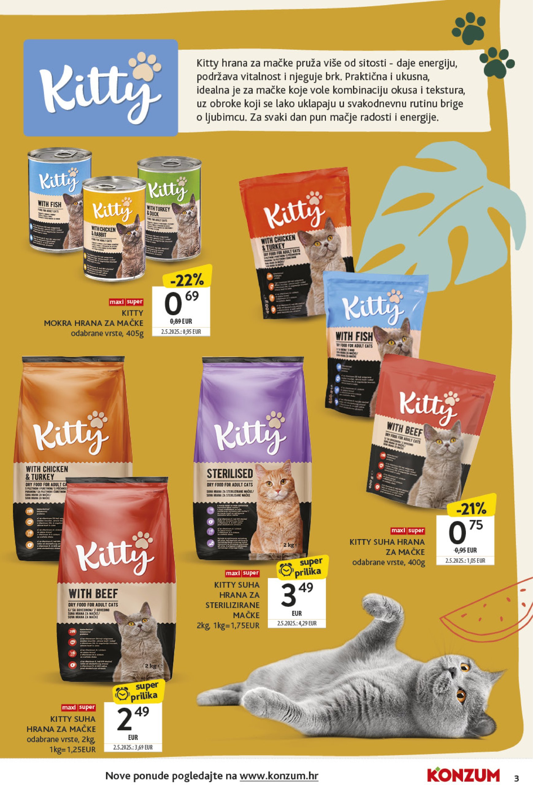 konzum - Prelistajte katalog Konzum - Katalog ljubimci, vrijedi od 07.07. do 27.07. - page: 3
