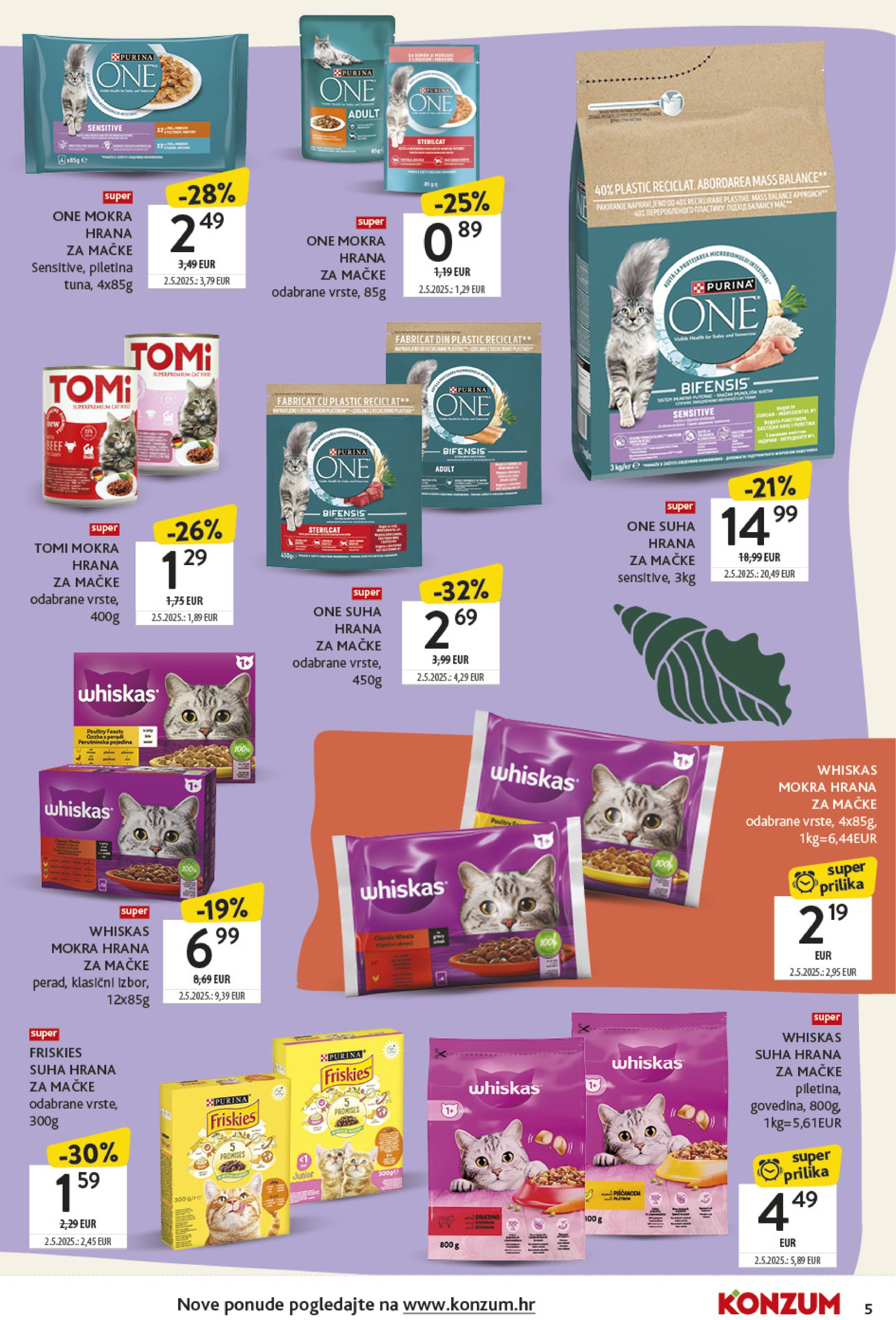 konzum - Prelistajte katalog Konzum - Katalog ljubimci, vrijedi od 07.07. do 27.07. - page: 5