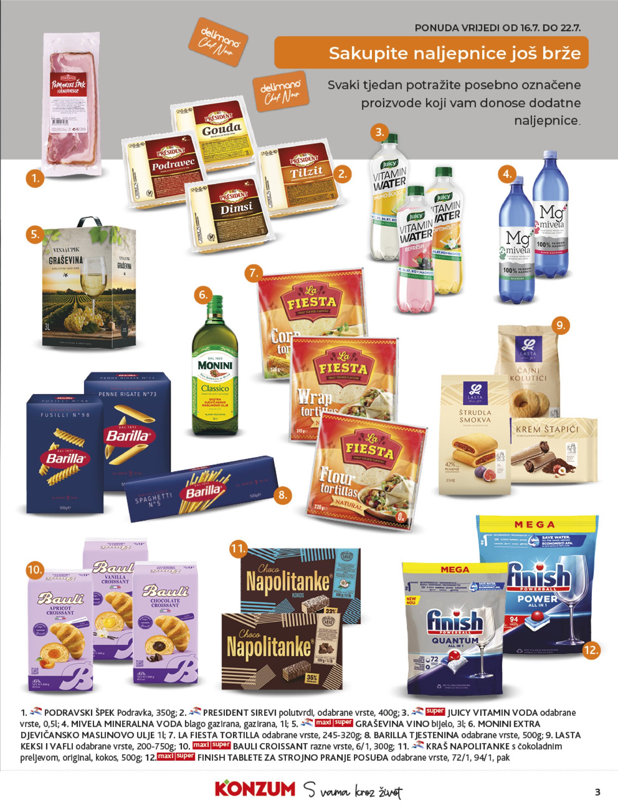 konzum - Prelistajte katalog Konzum, vrijedi od 16.07. do 22.07. - page: 3 konzum - Prelistajte katalog Konzum, vrijedi od 16.07. do 22.07. - page: 3