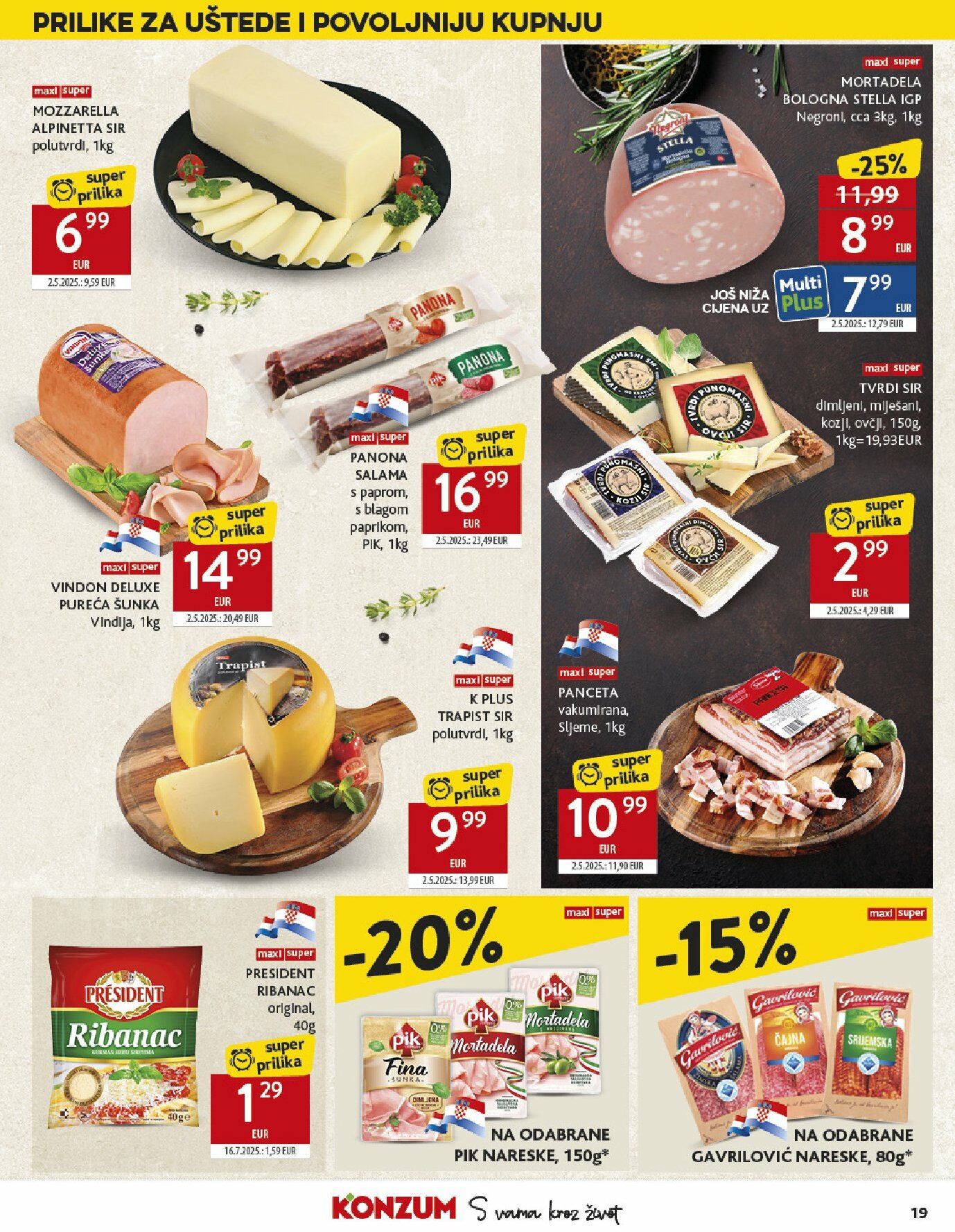 konzum - Prelistajte katalog Konzum, vrijedi od 13.08. do 19.08. - page: 19