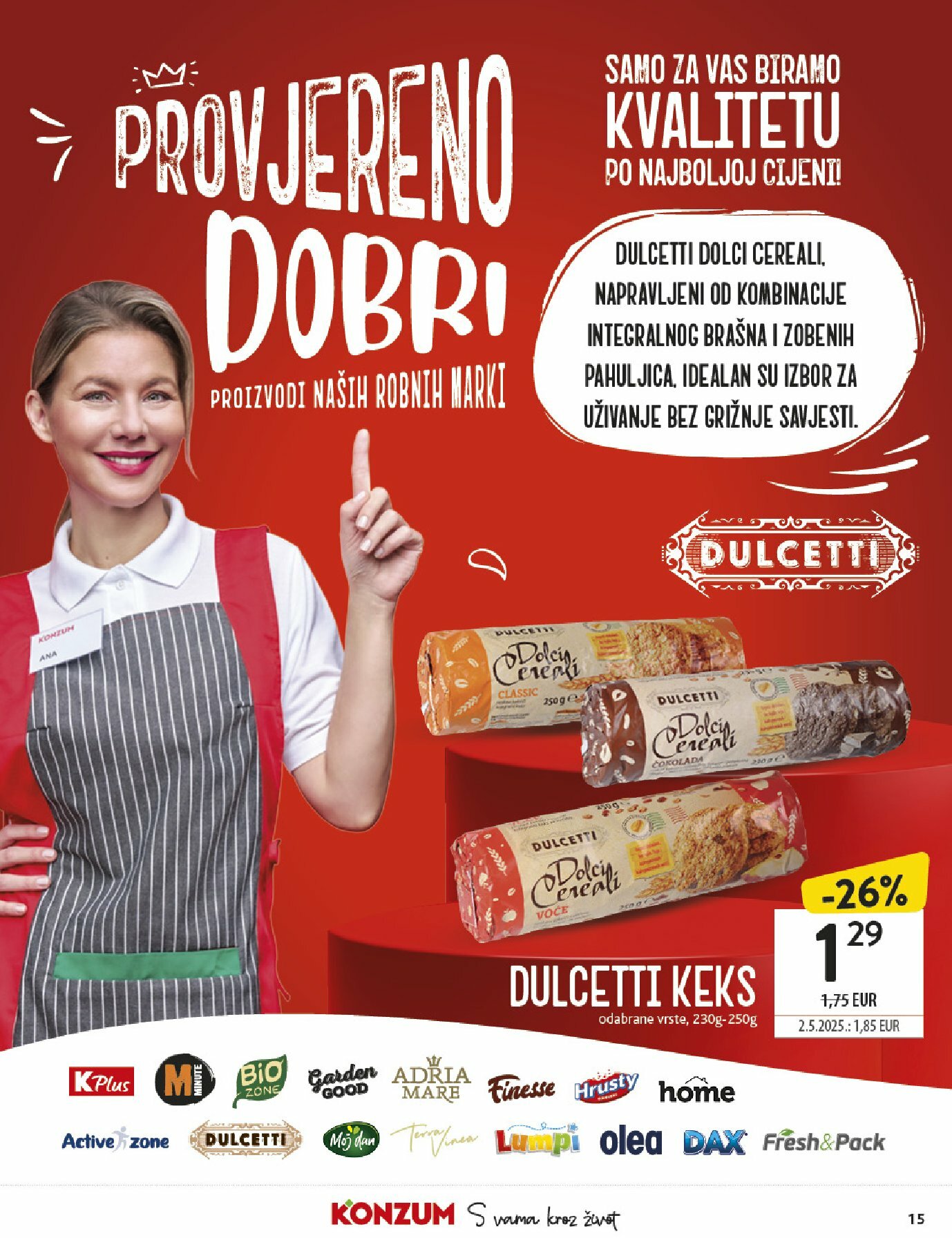 konzum - Prelistajte katalog Konzum, vrijedi od 13.08. do 19.08. - page: 15