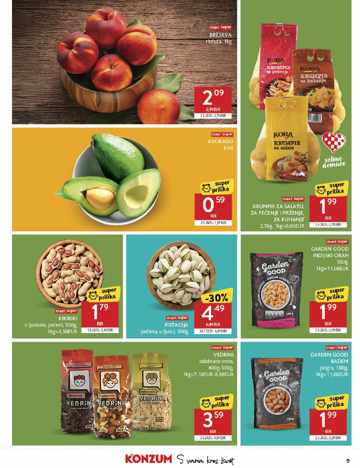 konzum - Prelistajte katalog Konzum, vrijedi od 13.08. do 19.08. - page: 9
