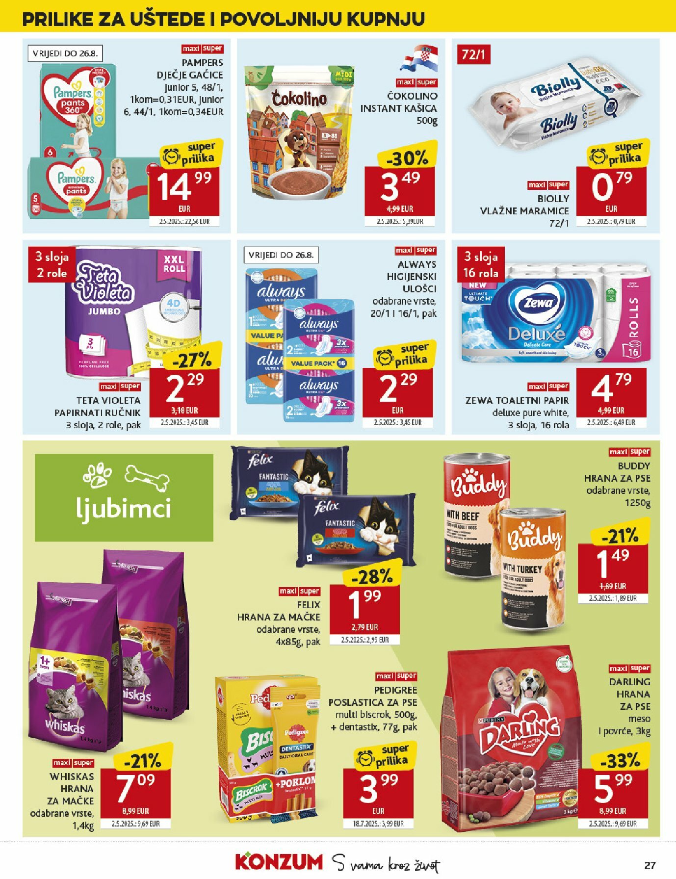 konzum - Prelistajte katalog Konzum, vrijedi od 13.08. do 19.08. - page: 27