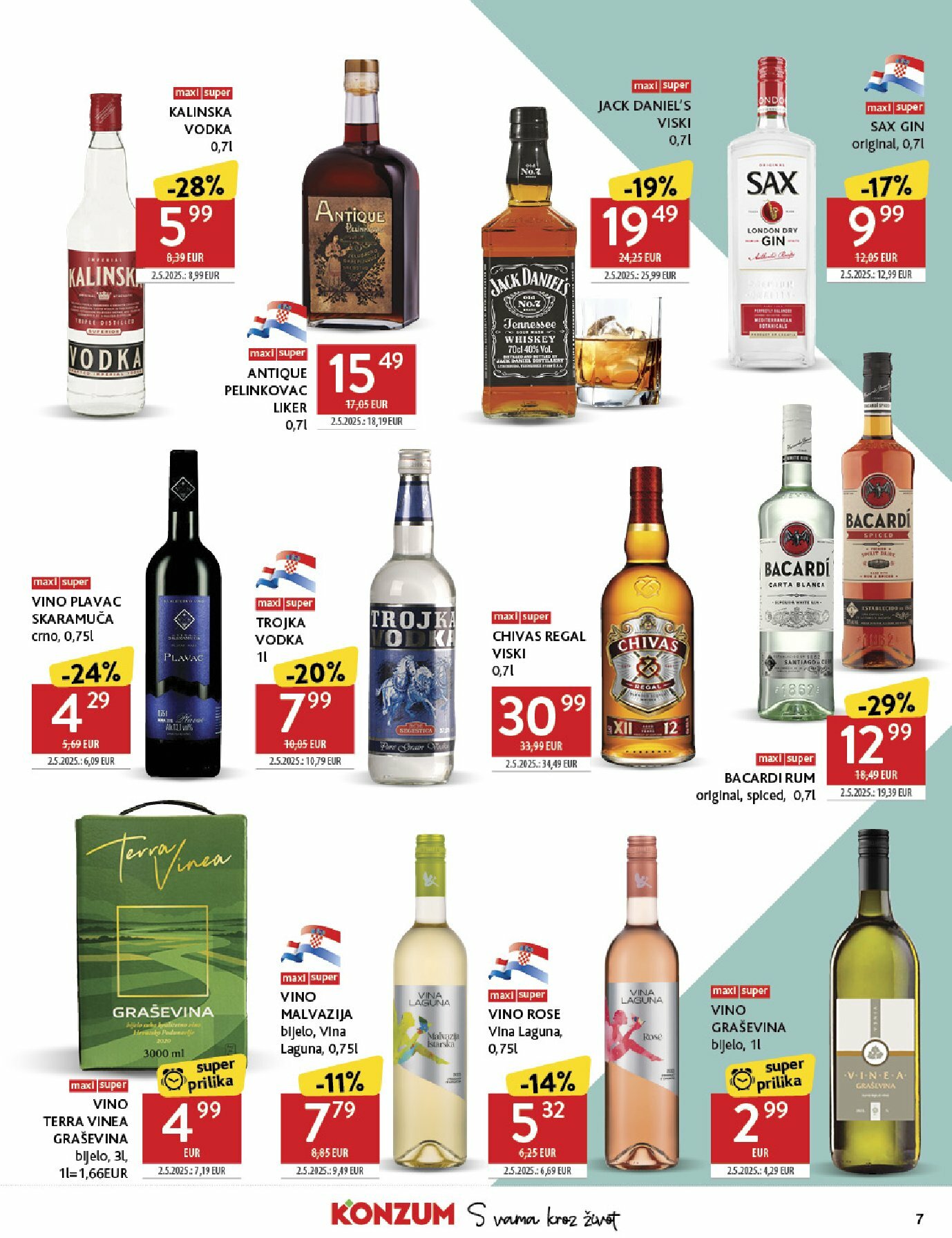 konzum - Prelistajte katalog Konzum, vrijedi od 13.08. do 19.08. - page: 7