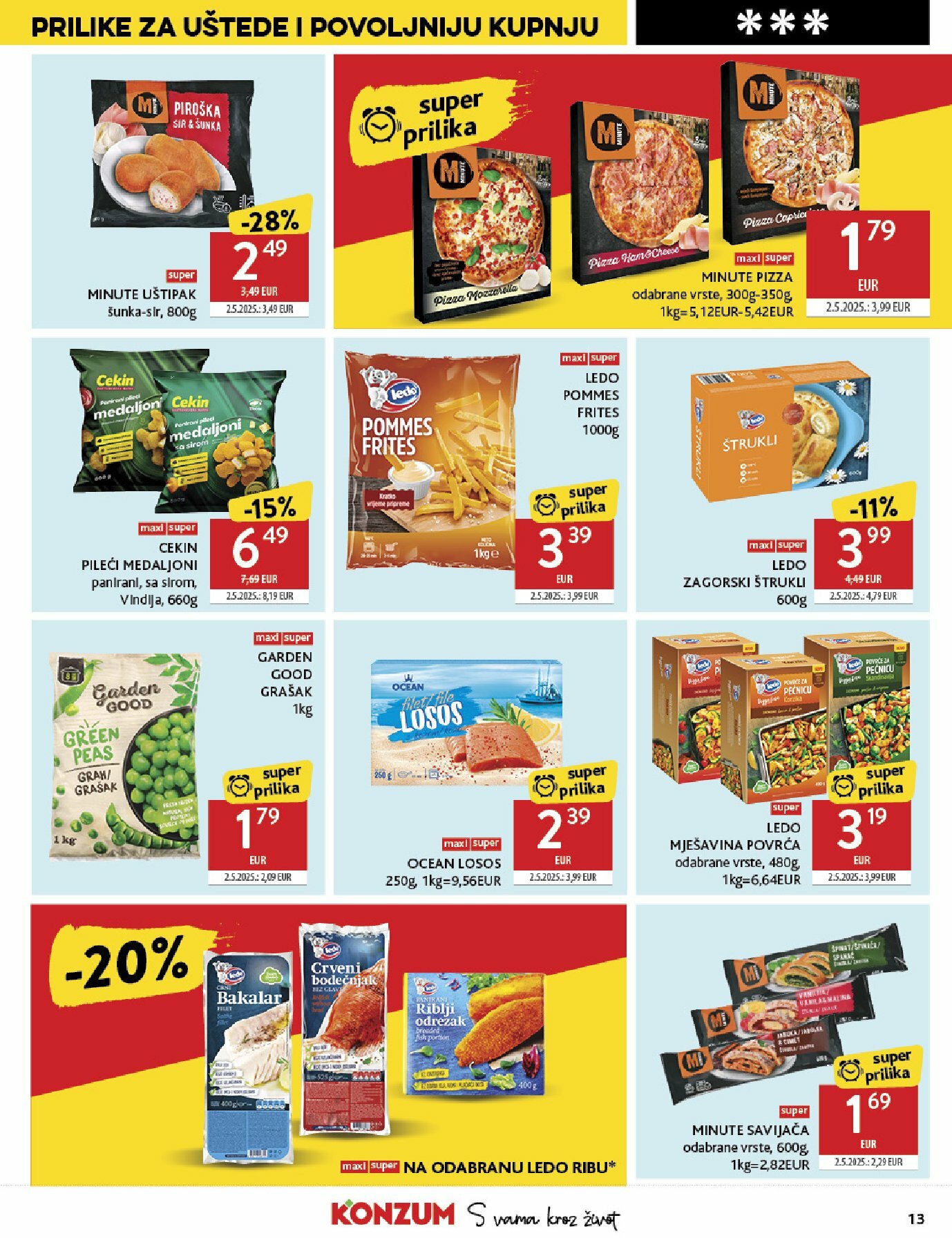 konzum - Prelistajte katalog Konzum, vrijedi od 13.08. do 19.08. - page: 13