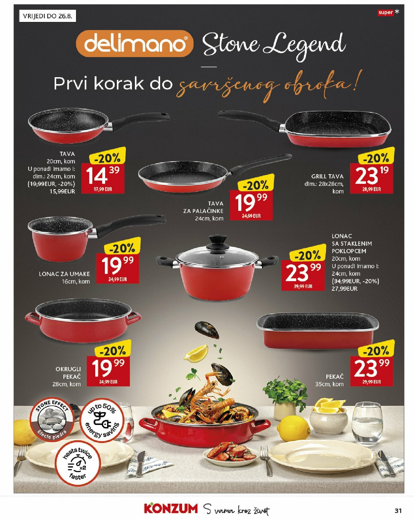 konzum - Prelistajte katalog Konzum, vrijedi od 13.08. do 19.08. - page: 31