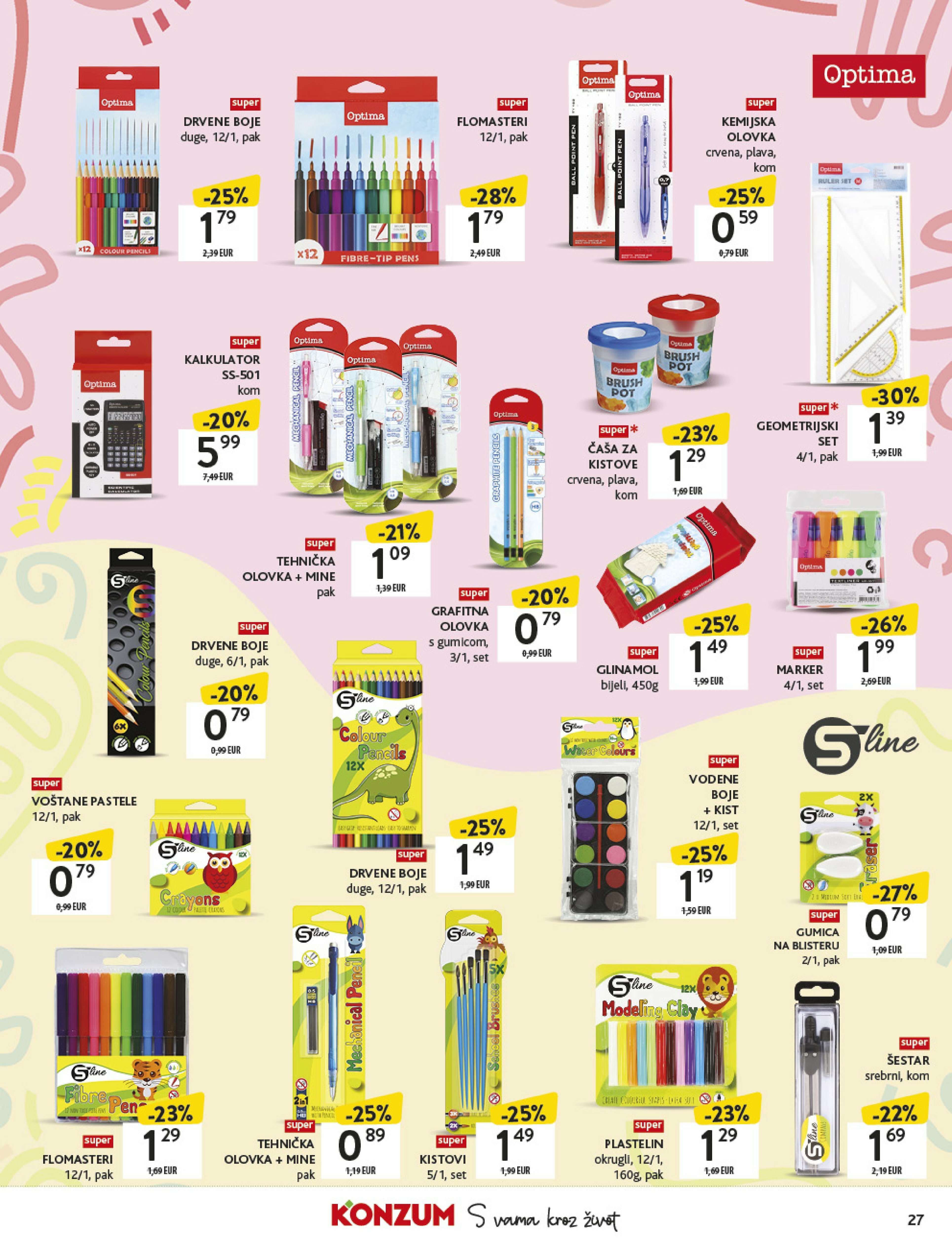 konzum - Prelistajte katalog Konzum - Katalog škola, vrijedi od 18.08. do 21.09. - page: 27 konzum - Prelistajte katalog Konzum - Katalog škola, vrijedi od 18.08. do 21.09. - page: 27