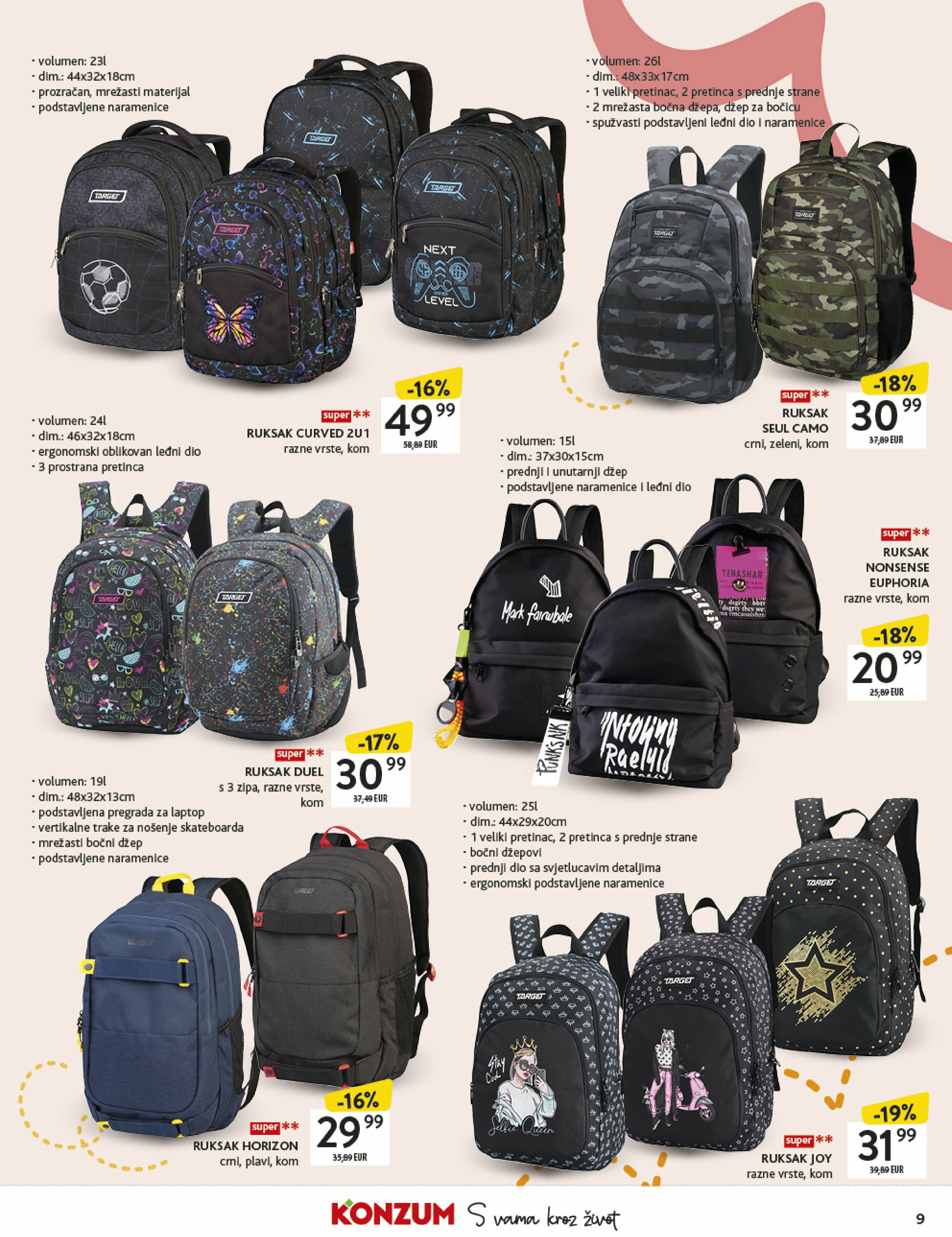 konzum - Prelistajte katalog Konzum - Katalog škola, vrijedi od 18.08. do 21.09. - page: 9 konzum - Prelistajte katalog Konzum - Katalog škola, vrijedi od 18.08. do 21.09. - page: 9