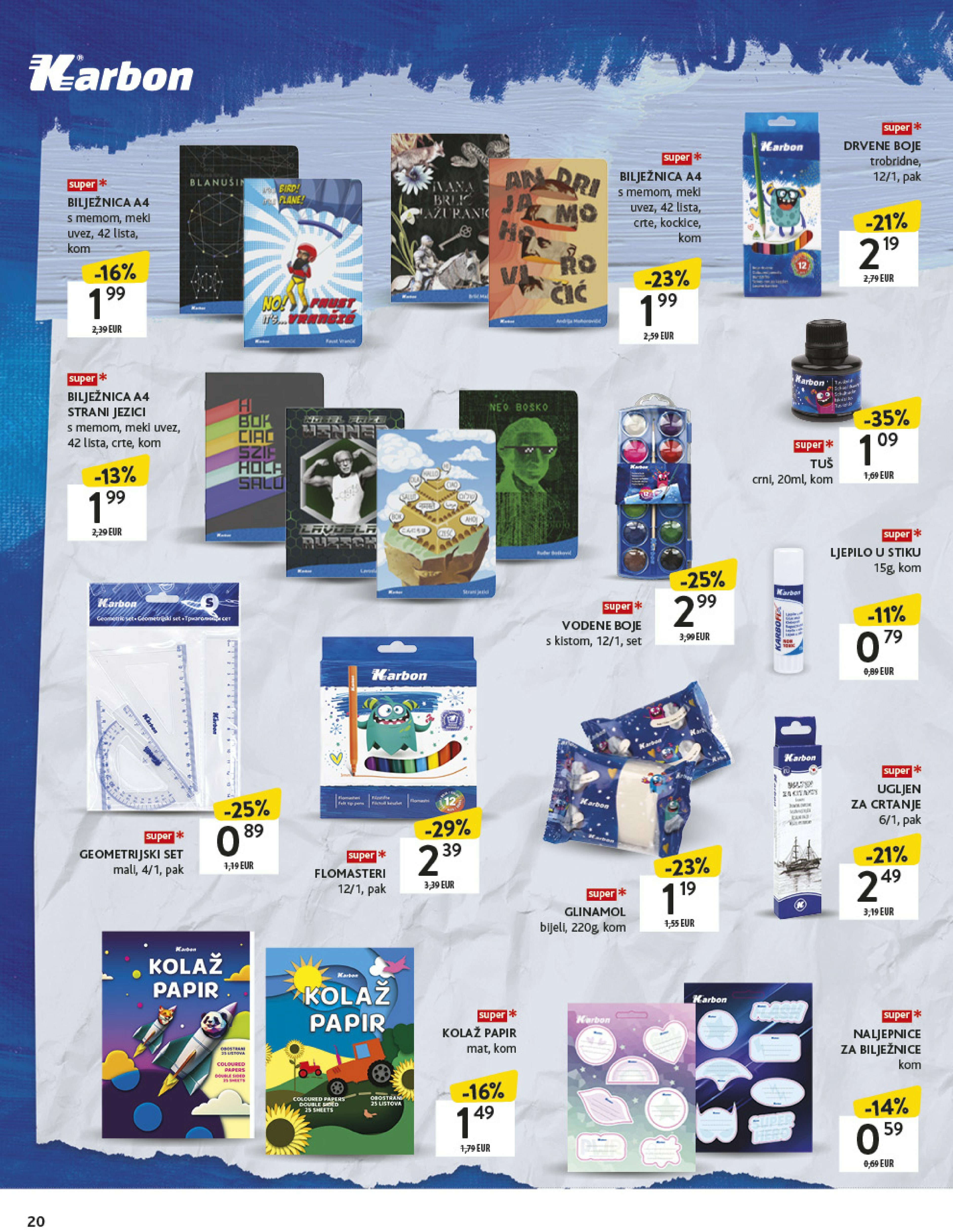 konzum - Prelistajte katalog Konzum - Katalog škola, vrijedi od 18.08. do 21.09. - page: 20 konzum - Prelistajte katalog Konzum - Katalog škola, vrijedi od 18.08. do 21.09. - page: 20
