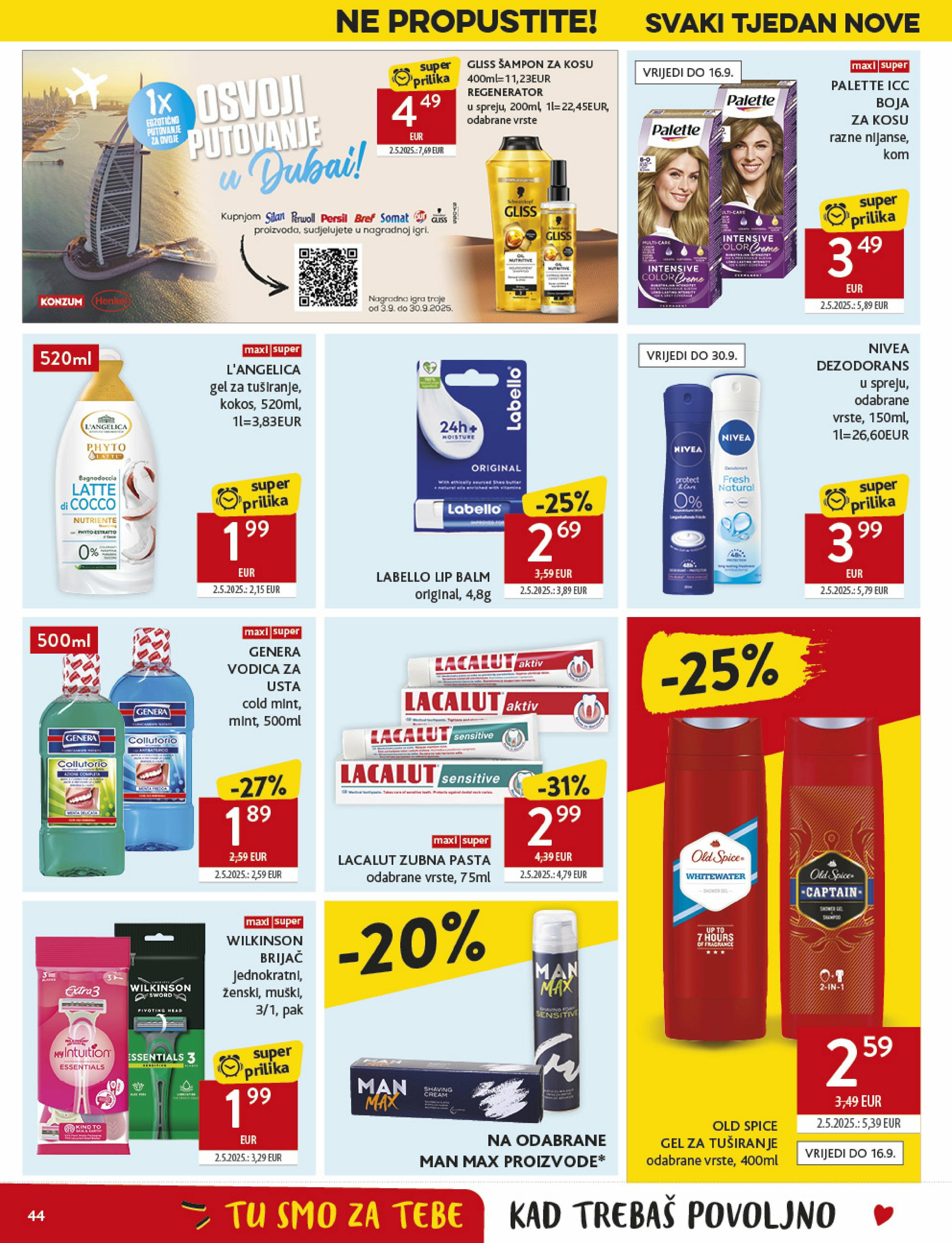 konzum - Prelistajte katalog Konzum, vrijedi od 03.09. do 09.09. - page: 44