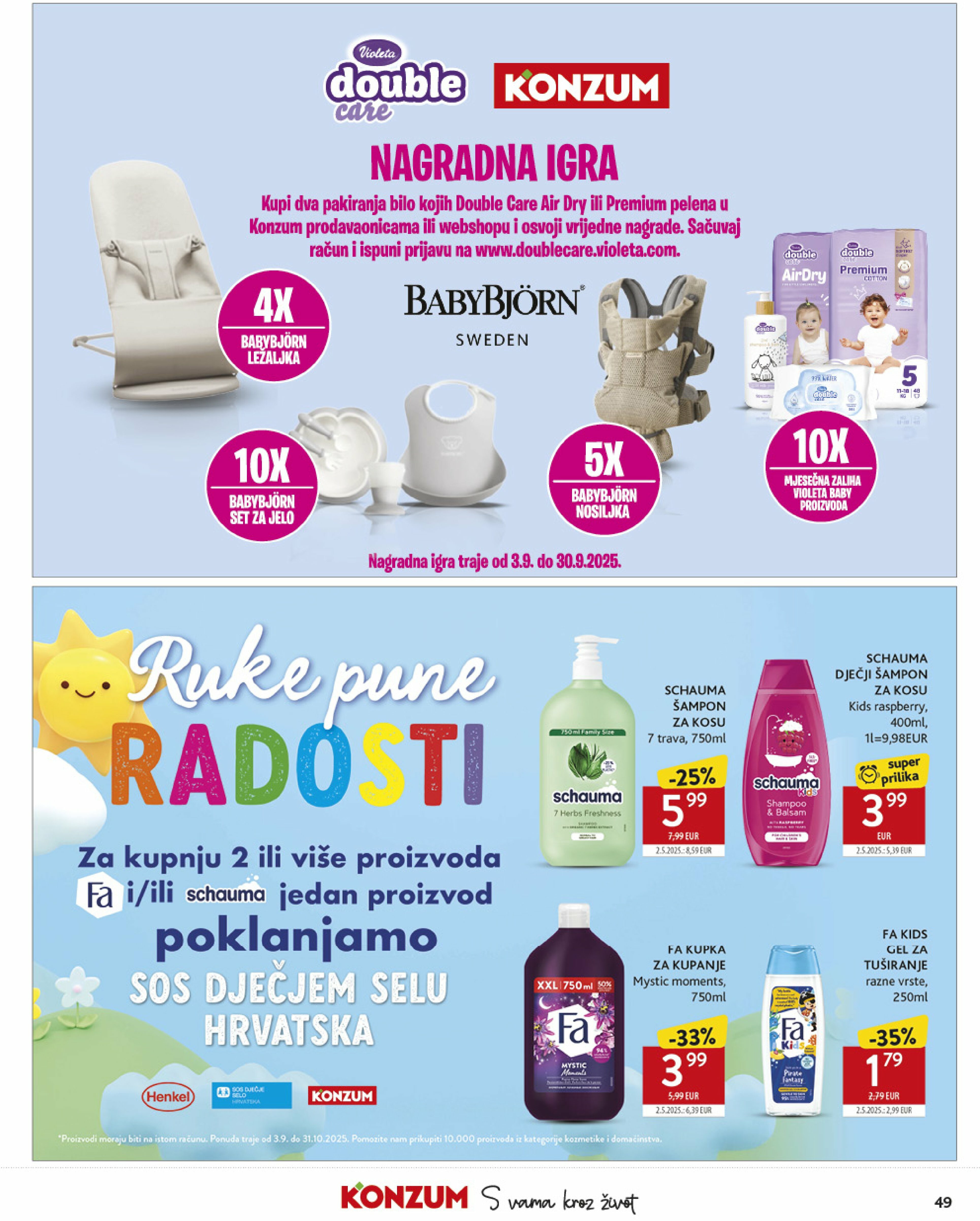 konzum - Prelistajte katalog Konzum, vrijedi od 03.09. do 09.09. - page: 49