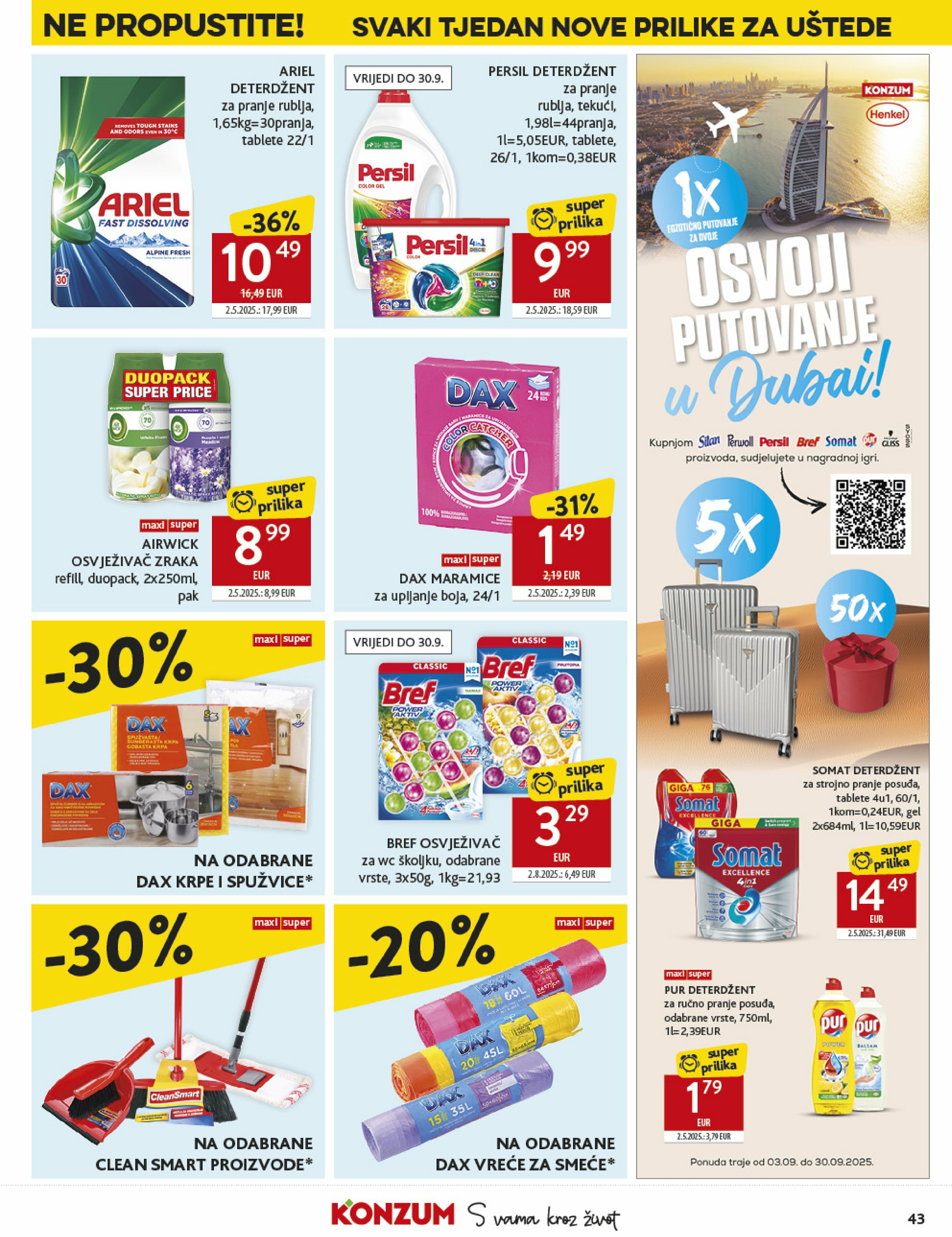 konzum - Prelistajte katalog Konzum, vrijedi od 03.09. do 09.09. - page: 43