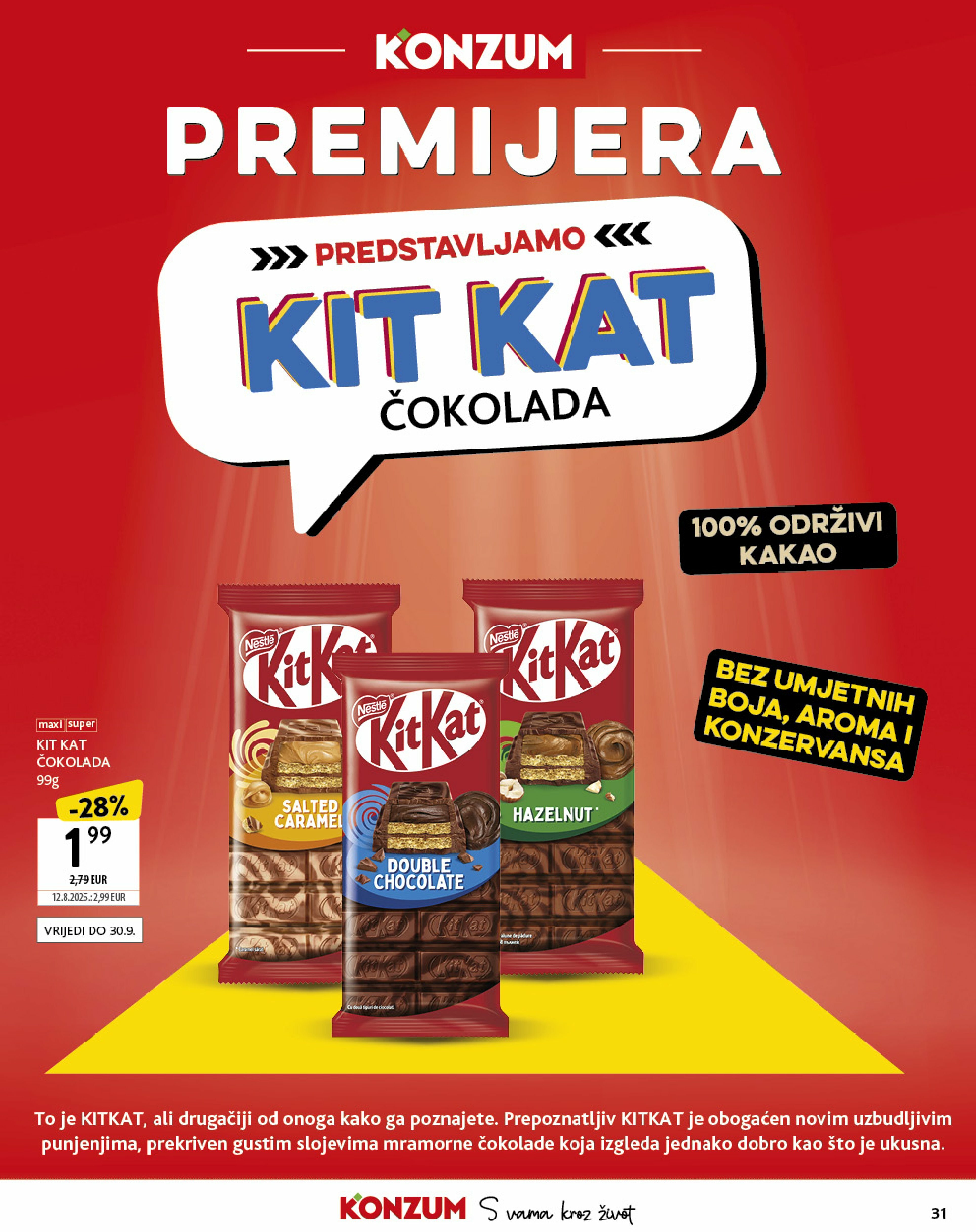 konzum - Prelistajte katalog Konzum, vrijedi od 03.09. do 09.09. - page: 31
