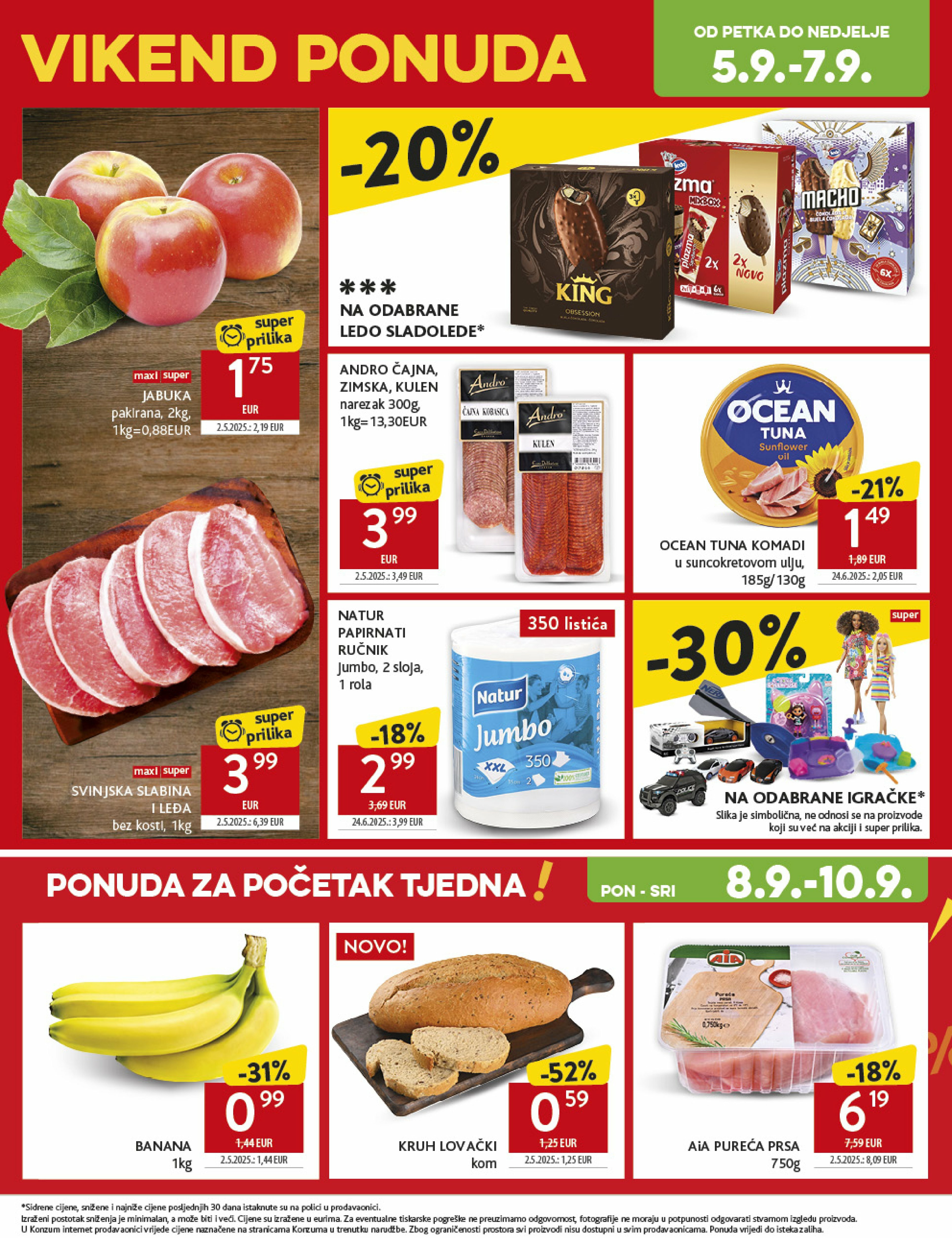 konzum - Prelistajte katalog Konzum, vrijedi od 03.09. do 09.09. - page: 50