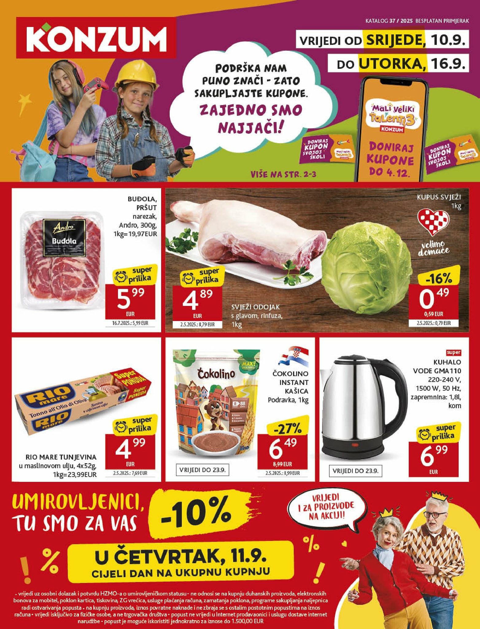 konzum - Prelistajte katalog Konzum, vrijedi od 10.09. do 16.09.