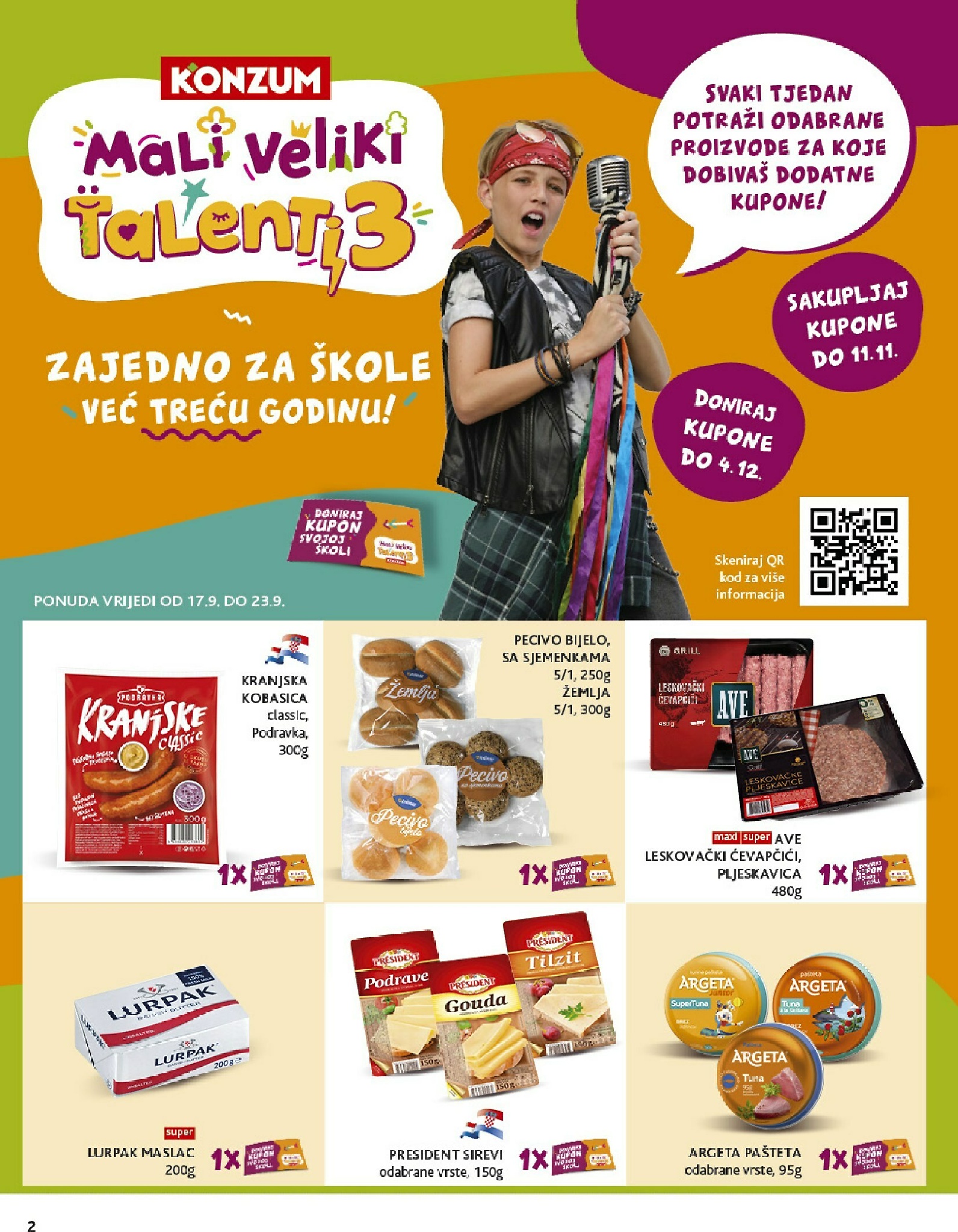 konzum - Prelistajte katalog Konzum, vrijedi od 17.09. do 23.09. - page: 2
