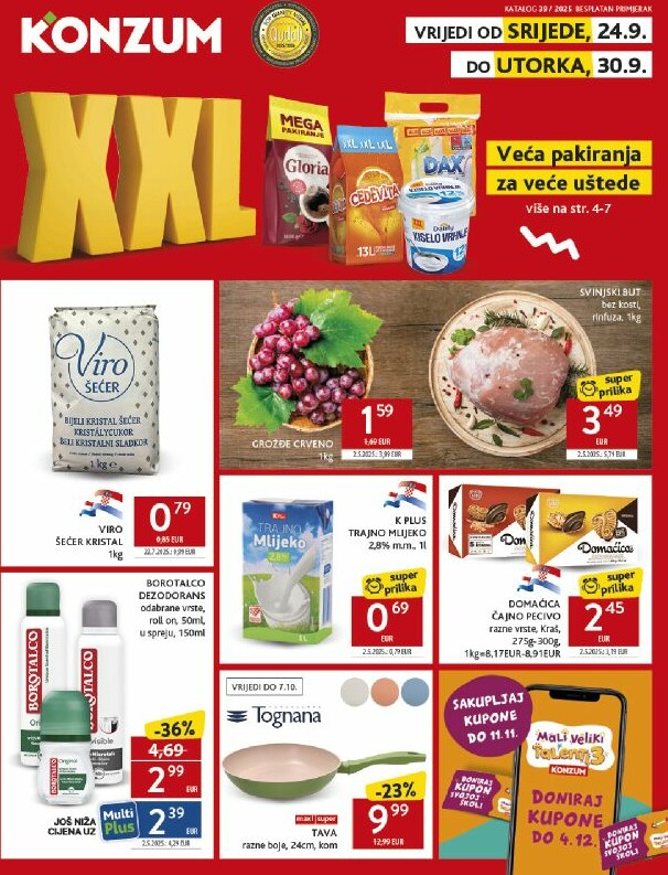 konzum - Prelistajte katalog Konzum, vrijedi od 24.09. do 30.09.