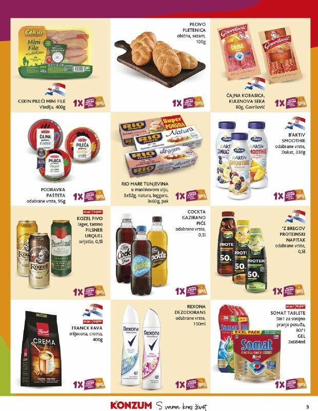 konzum - Prelistajte katalog Konzum, vrijedi od 24.09. do 30.09. - page: 3