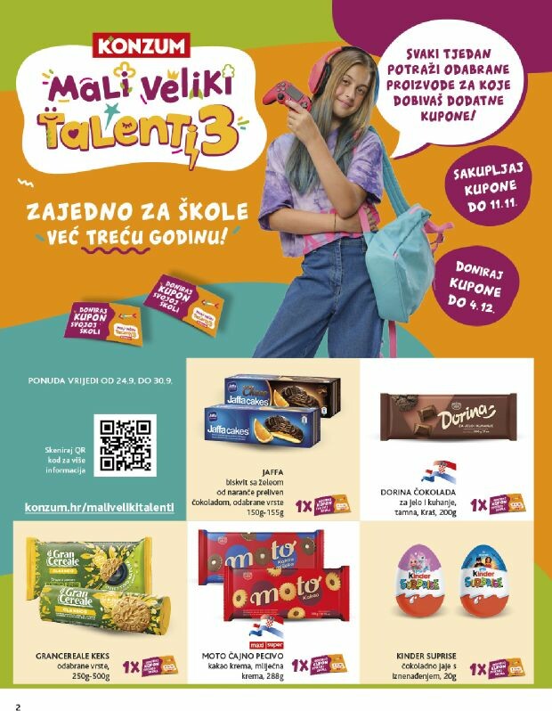 konzum - Prelistajte katalog Konzum, vrijedi od 24.09. do 30.09. - page: 2