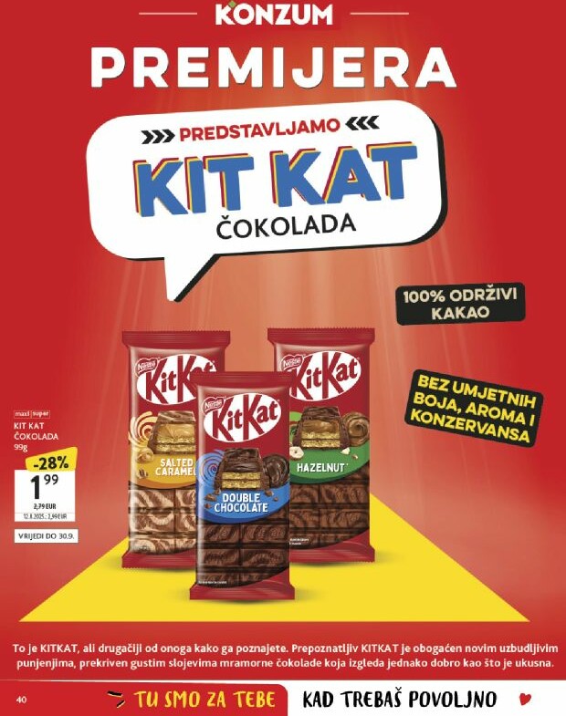 konzum - Prelistajte katalog Konzum, vrijedi od 24.09. do 30.09. - page: 40