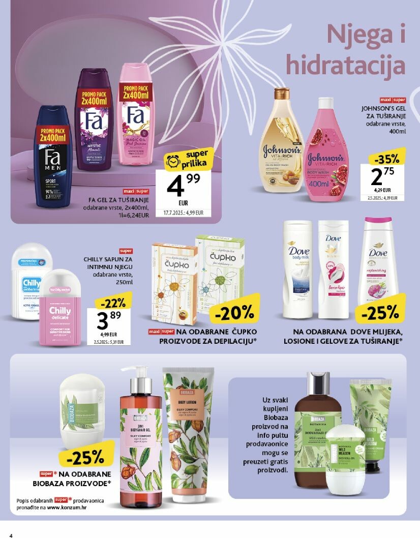 konzum - Prelistajte katalog Konzum - Katalog ljepota i njega, vrijedi od 22.09. do 05.10. - page: 4