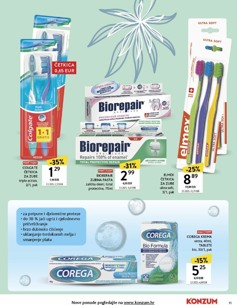 konzum - Prelistajte katalog Konzum - Katalog ljepota i njega, vrijedi od 22.09. do 05.10. - page: 15