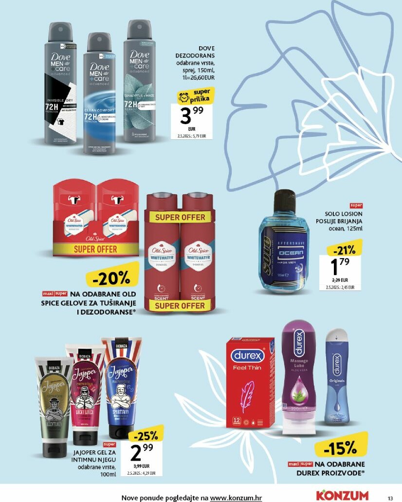 konzum - Prelistajte katalog Konzum - Katalog ljepota i njega, vrijedi od 22.09. do 05.10. - page: 13