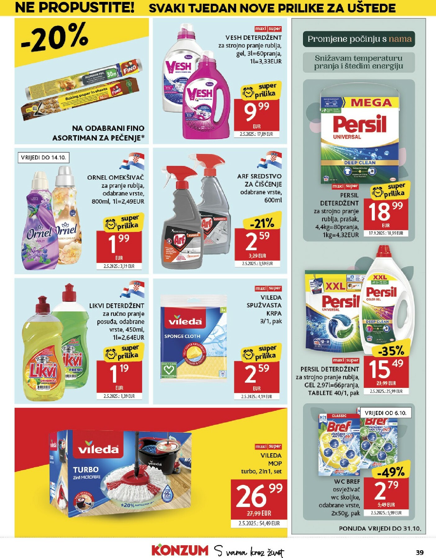 konzum - Prelistajte katalog Konzum, vrijedi od 01.10. do 07.10. - page: 39