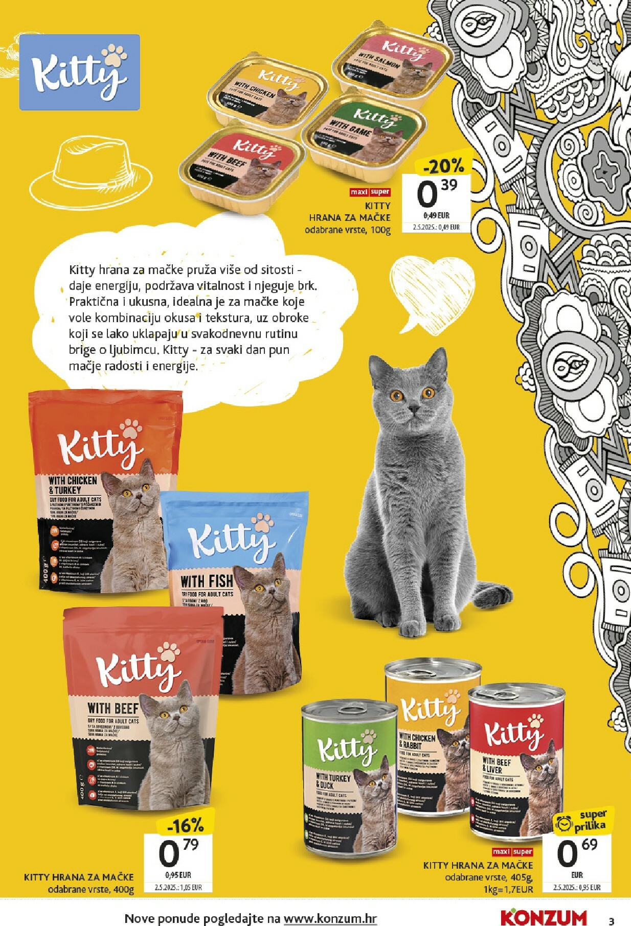 konzum - Prelistajte katalog Konzum - Katalog ljubimci, vrijedi od 06.10. do 19.10. - page: 3