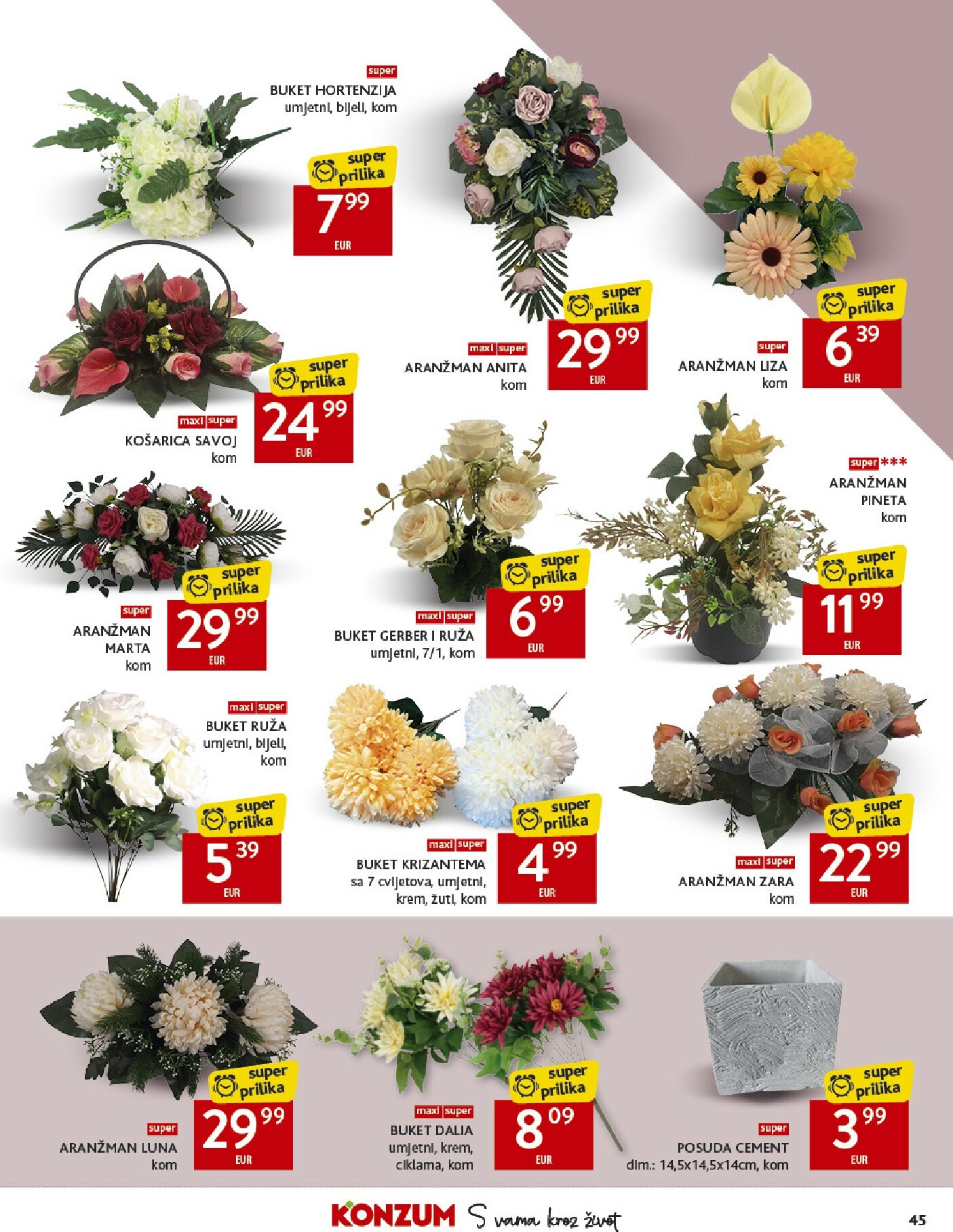 konzum - Prelistajte katalog Konzum, vrijedi od 08.10. do 14.10. - page: 45