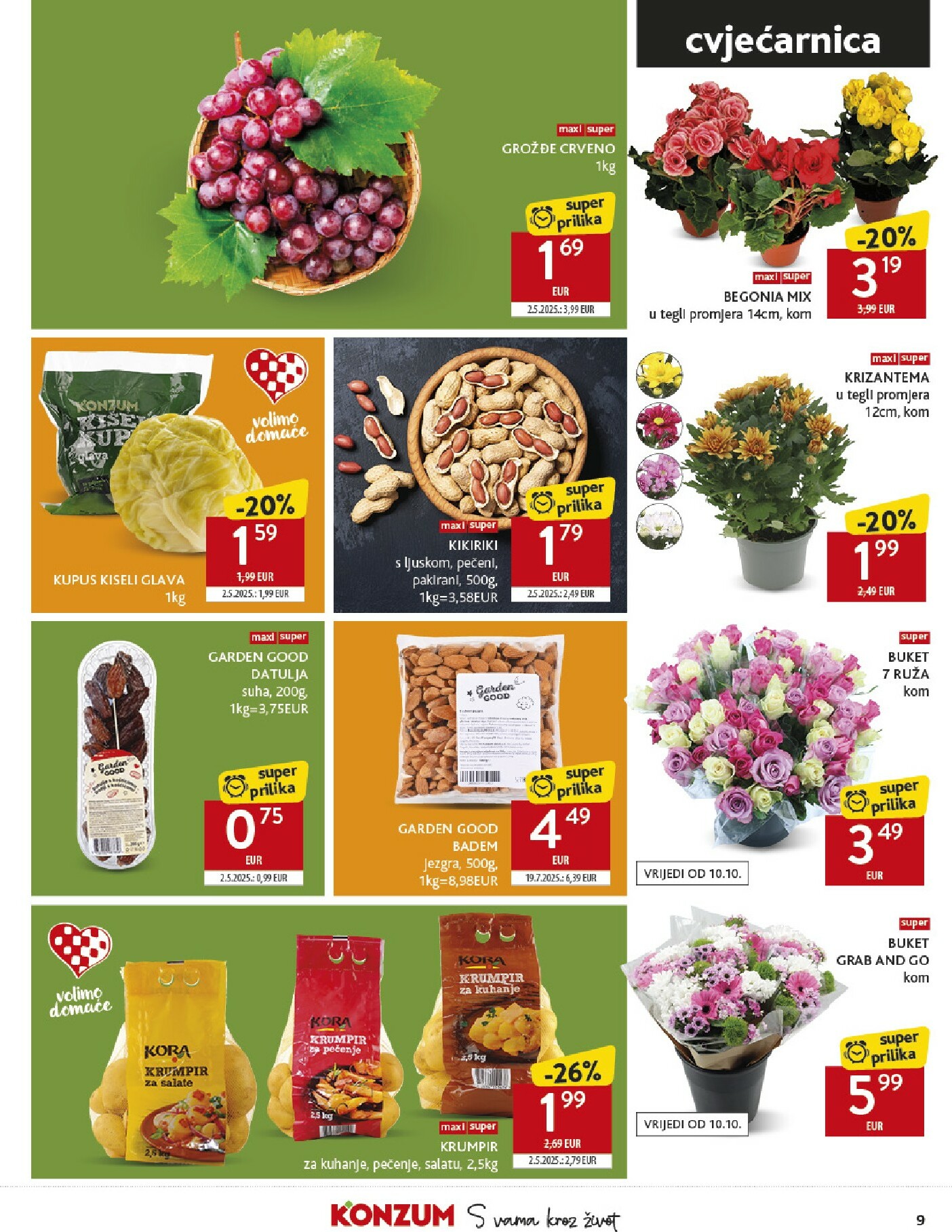 konzum - Prelistajte katalog Konzum, vrijedi od 08.10. do 14.10. - page: 9