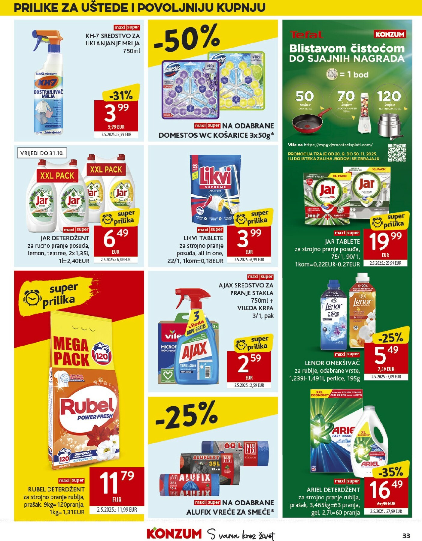 konzum - Prelistajte katalog Konzum, vrijedi od 08.10. do 14.10. - page: 33