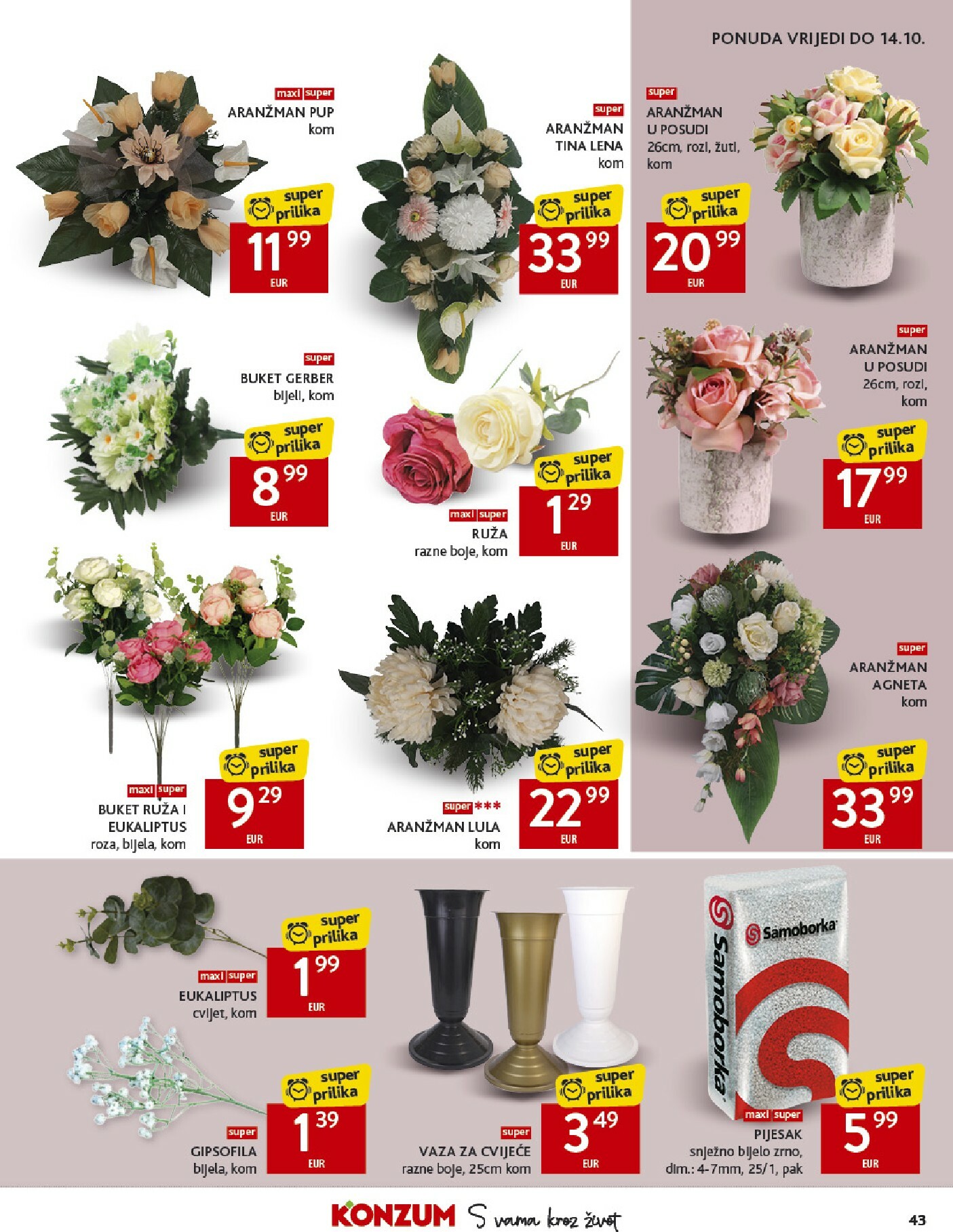 konzum - Prelistajte katalog Konzum, vrijedi od 08.10. do 14.10. - page: 43