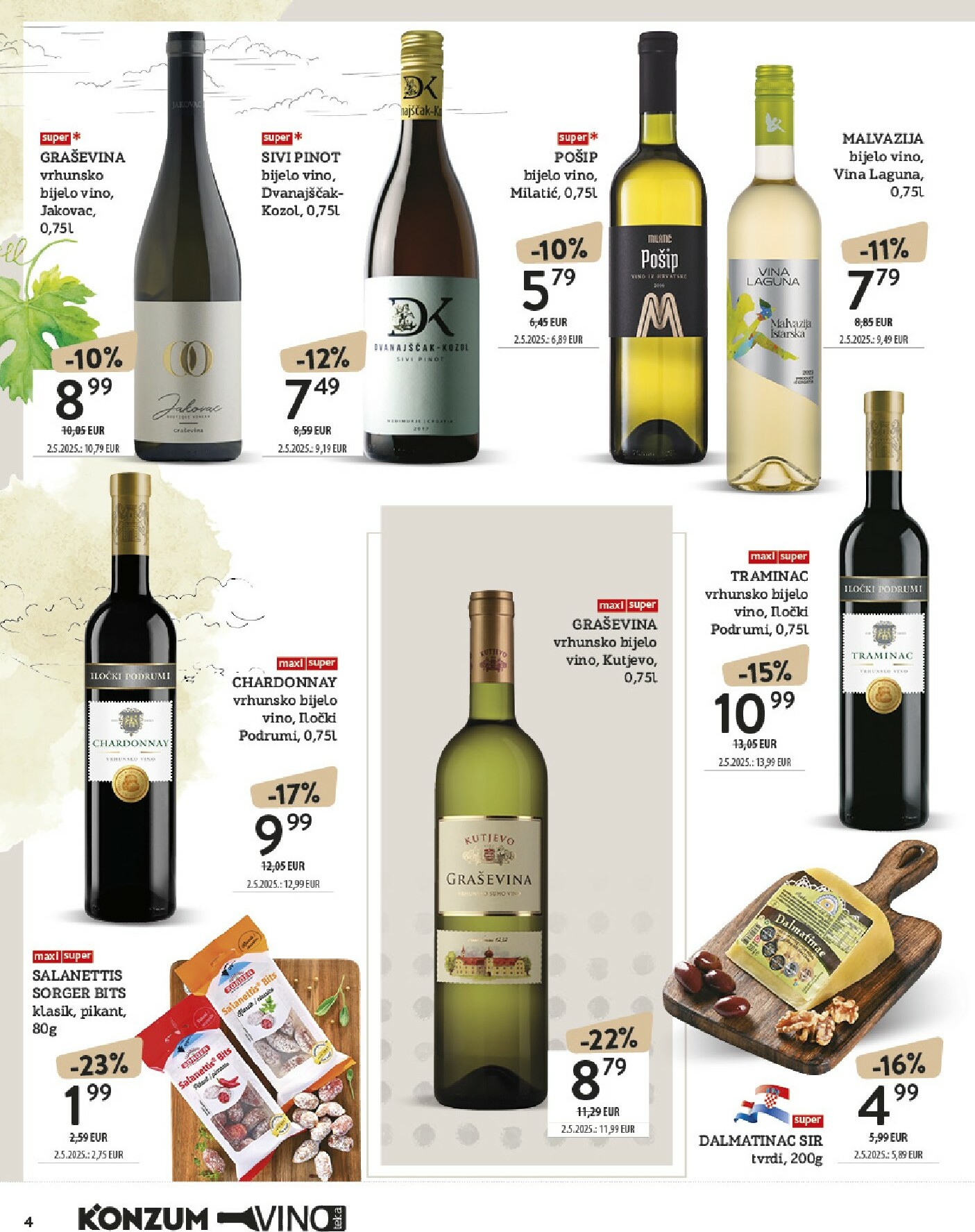 konzum - Prelistajte katalog Konzum - Katalog vino, vrijedi od 13.10. do 26.10. - page: 4