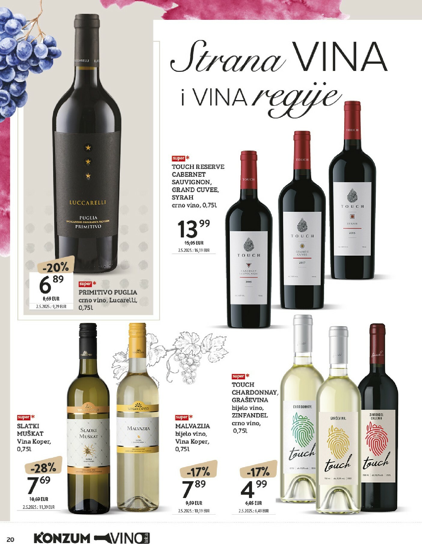konzum - Prelistajte katalog Konzum - Katalog vino, vrijedi od 13.10. do 26.10. - page: 20
