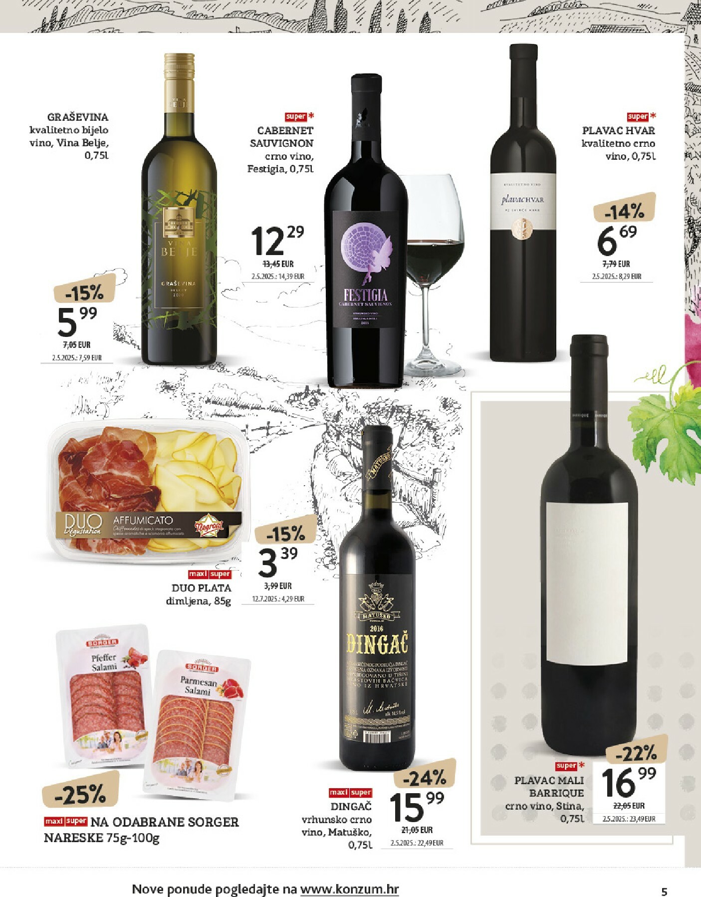konzum - Prelistajte katalog Konzum - Katalog vino, vrijedi od 13.10. do 26.10. - page: 5