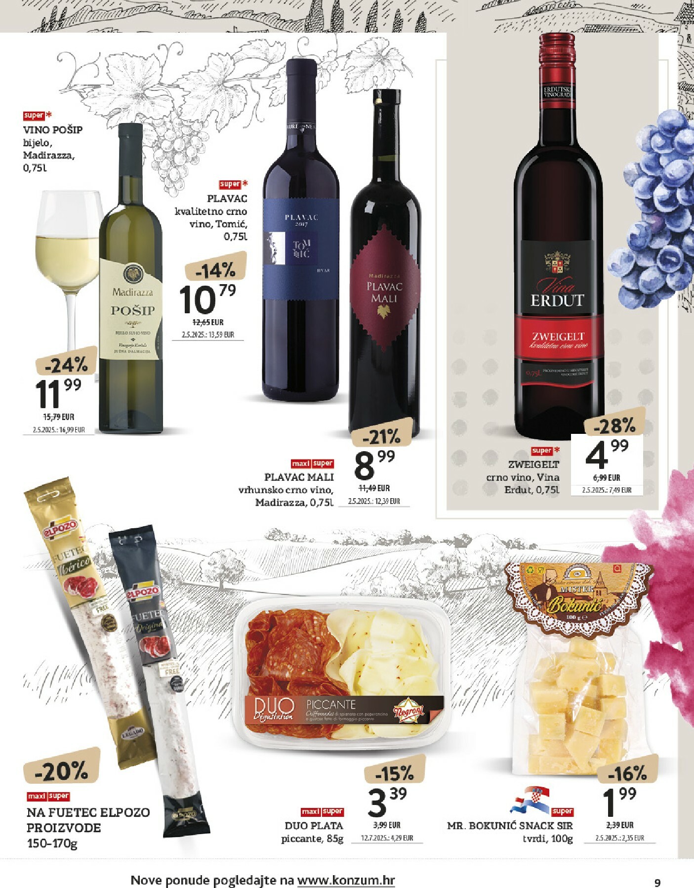 konzum - Prelistajte katalog Konzum - Katalog vino, vrijedi od 13.10. do 26.10. - page: 9
