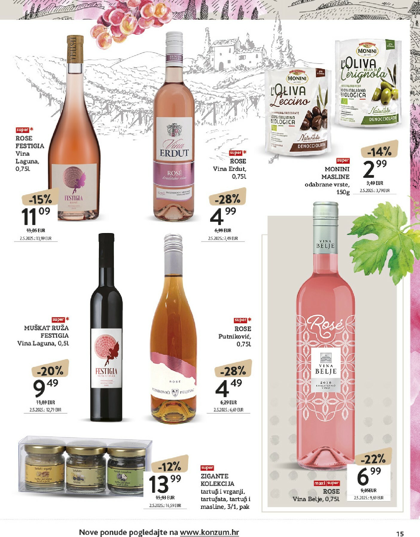 konzum - Prelistajte katalog Konzum - Katalog vino, vrijedi od 13.10. do 26.10. - page: 15