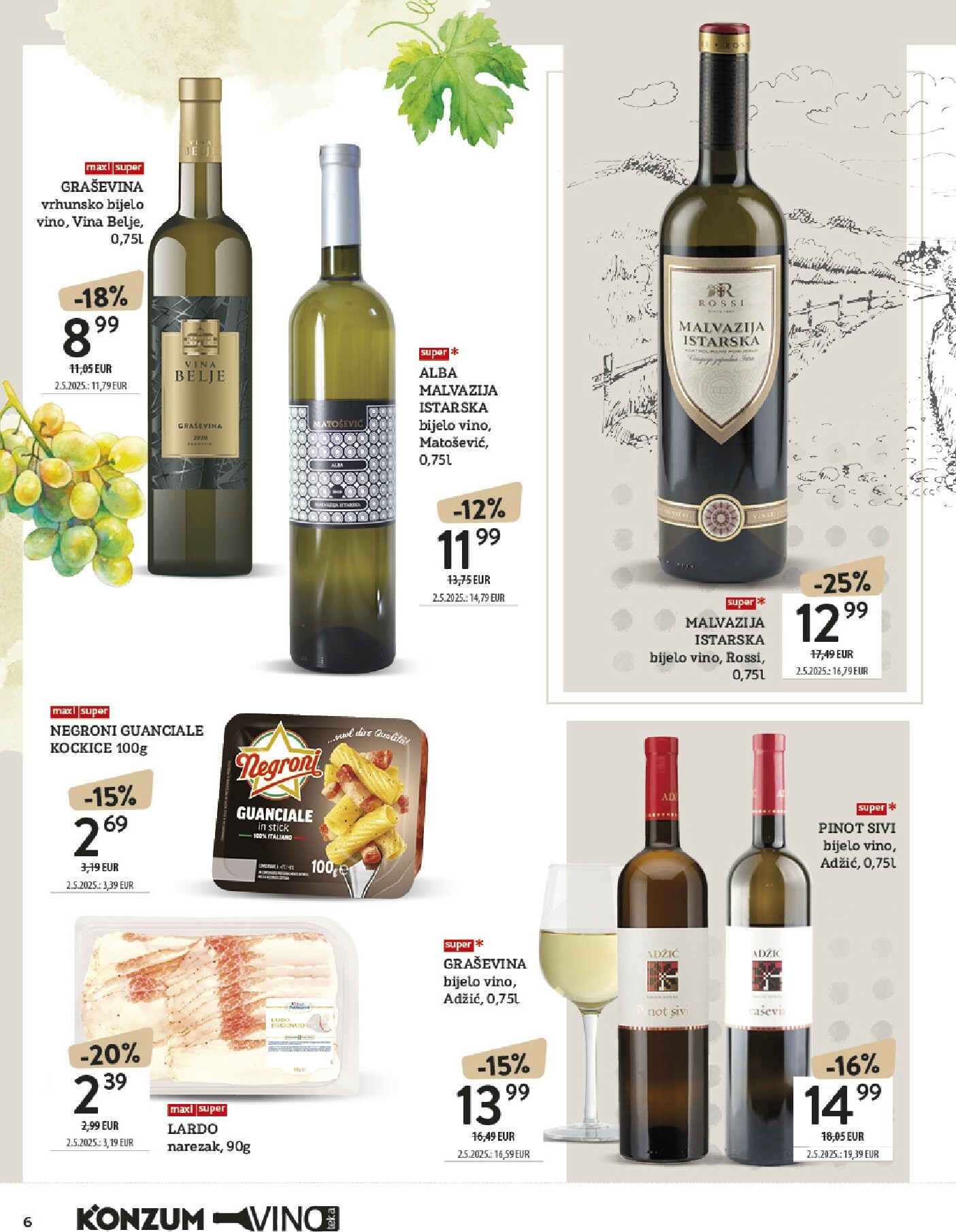 konzum - Prelistajte katalog Konzum - Katalog vino, vrijedi od 13.10. do 26.10. - page: 6