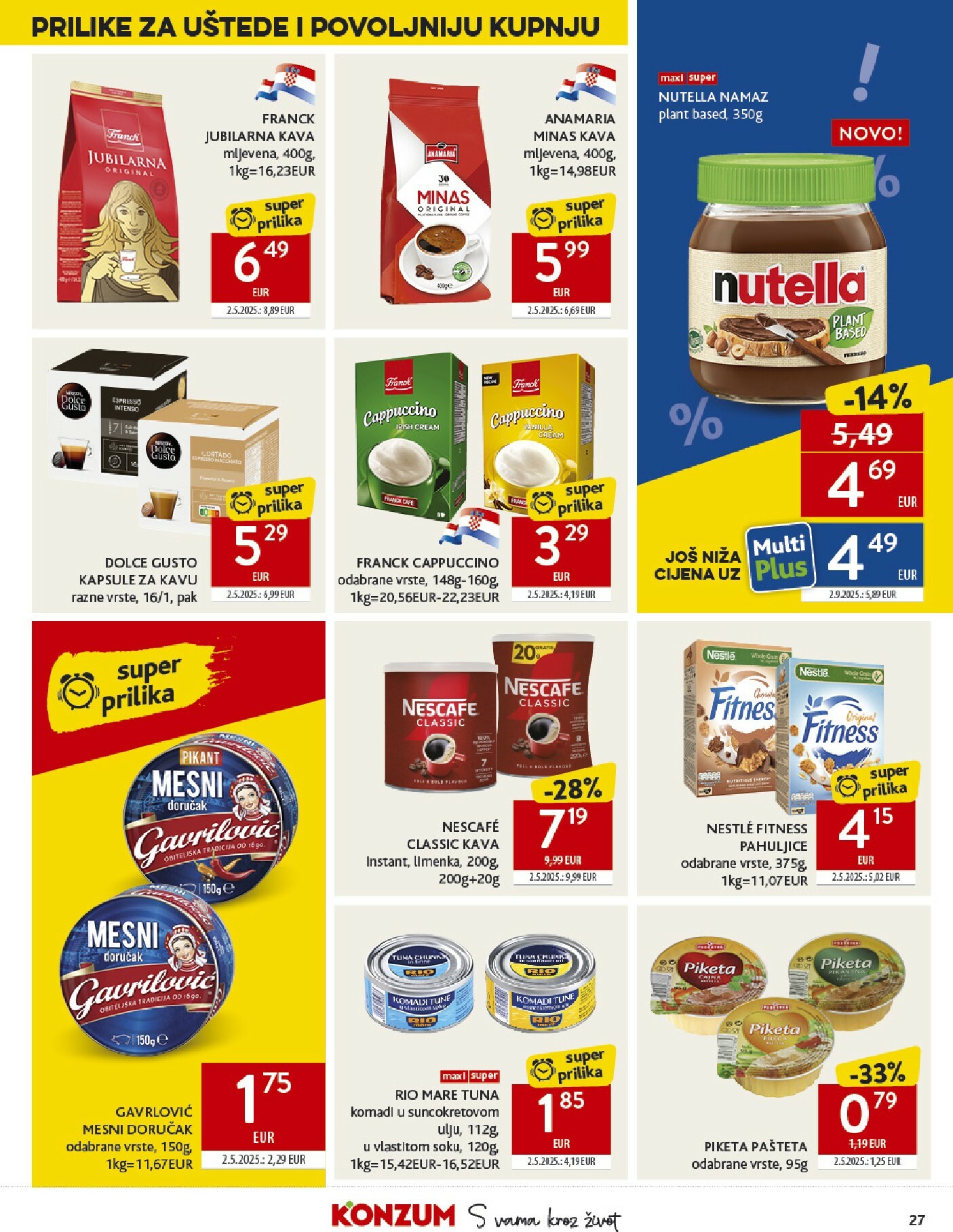 konzum - Prelistajte katalog Konzum, vrijedi od 15.10. do 21.10. - page: 27 konzum - Prelistajte katalog Konzum, vrijedi od 15.10. do 21.10. - page: 27