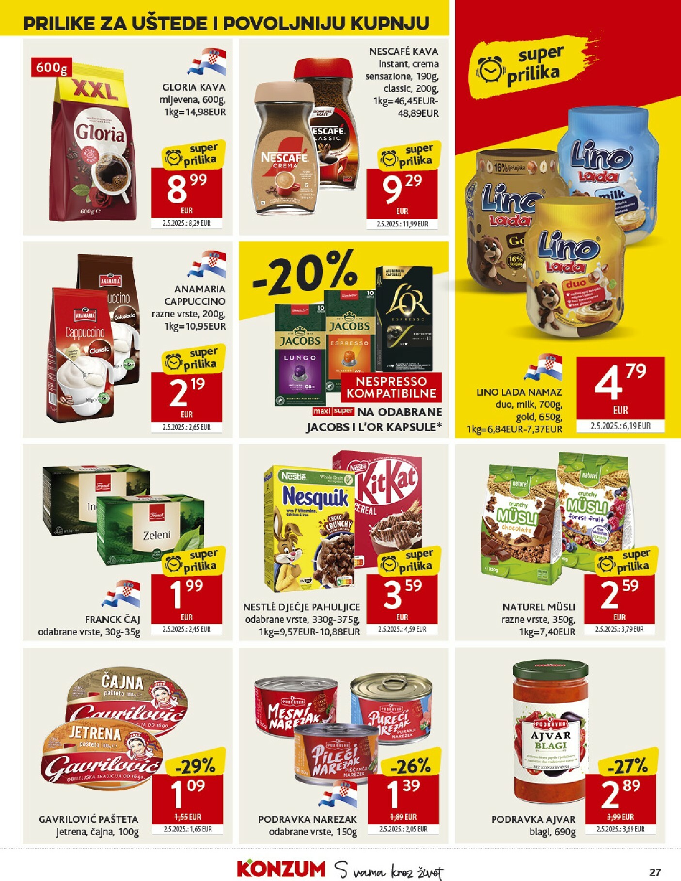 konzum - Prelistajte katalog Konzum, vrijedi od 20.10. do 28.10. - page: 27 konzum - Prelistajte katalog Konzum, vrijedi od 20.10. do 28.10. - page: 27
