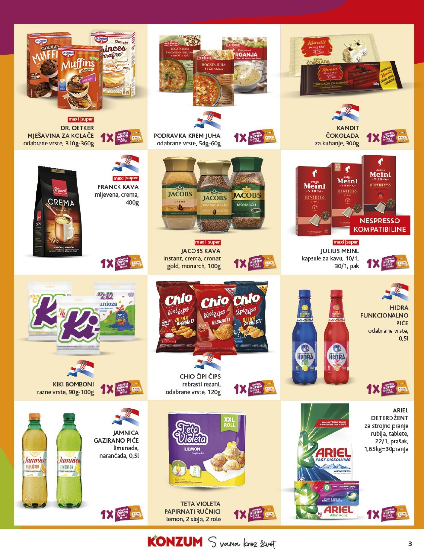 konzum - Prelistajte katalog Konzum, vrijedi od 29.10. do 04.11. - page: 3