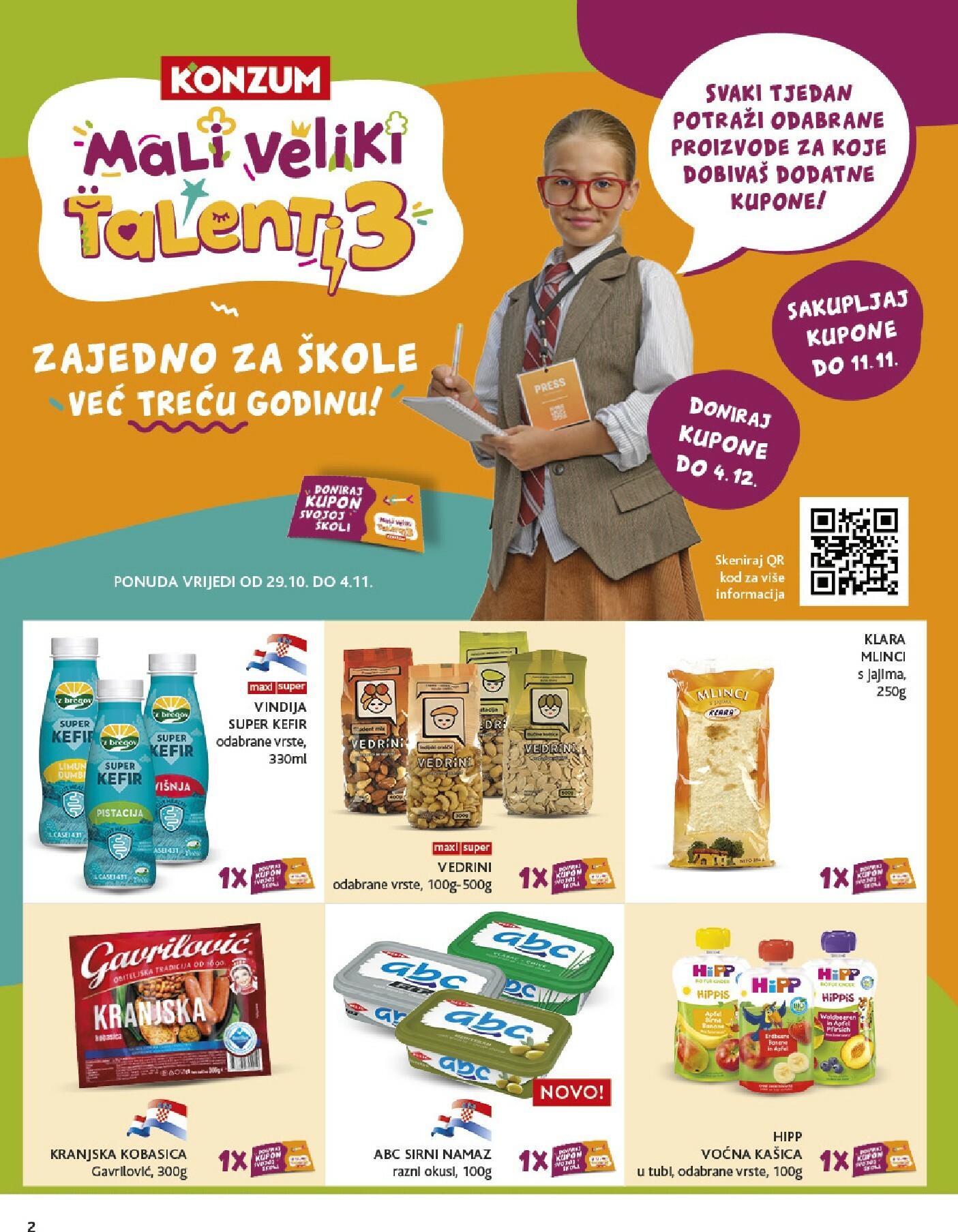 konzum - Prelistajte katalog Konzum, vrijedi od 29.10. do 04.11. - page: 2