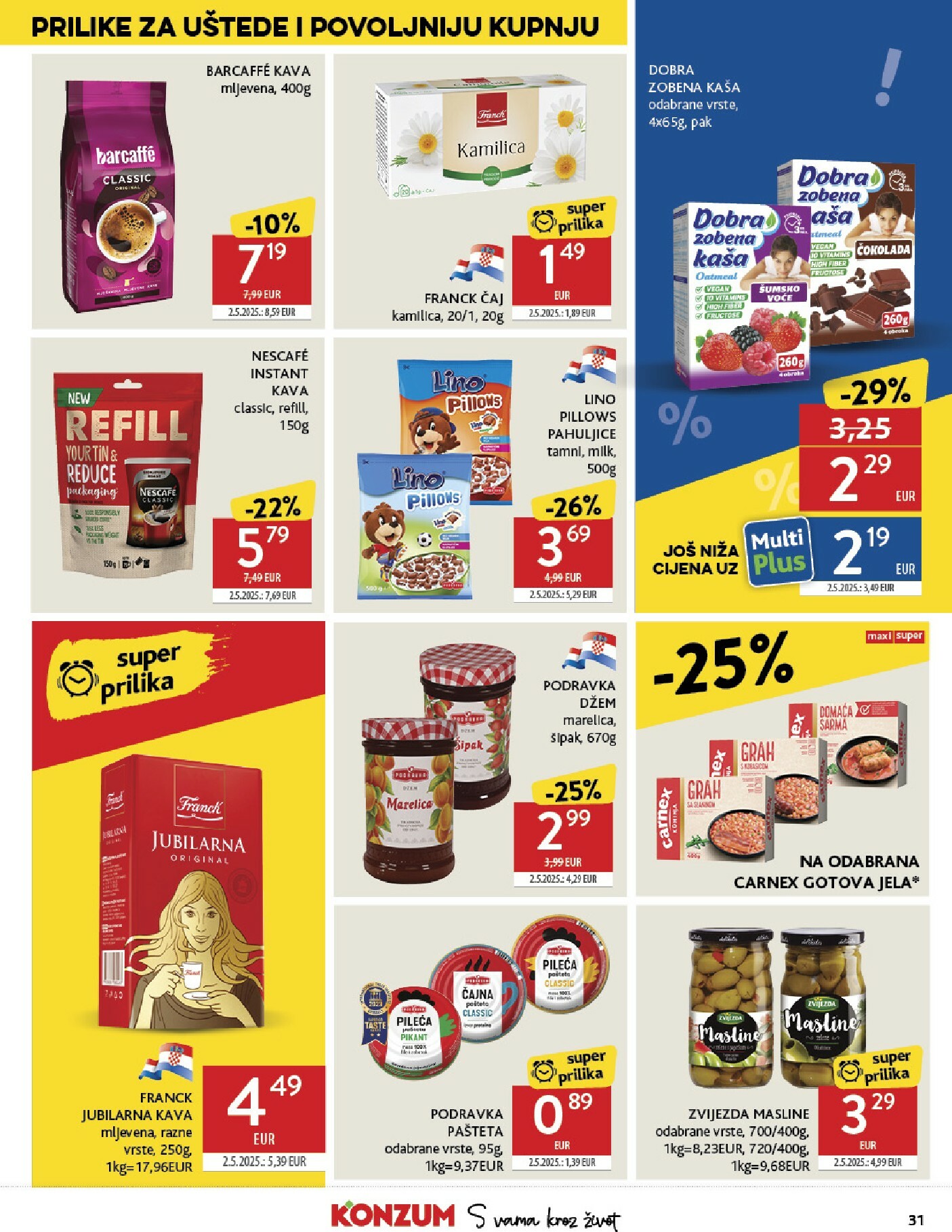konzum - Prelistajte katalog Konzum, vrijedi od 29.10. do 04.11. - page: 31