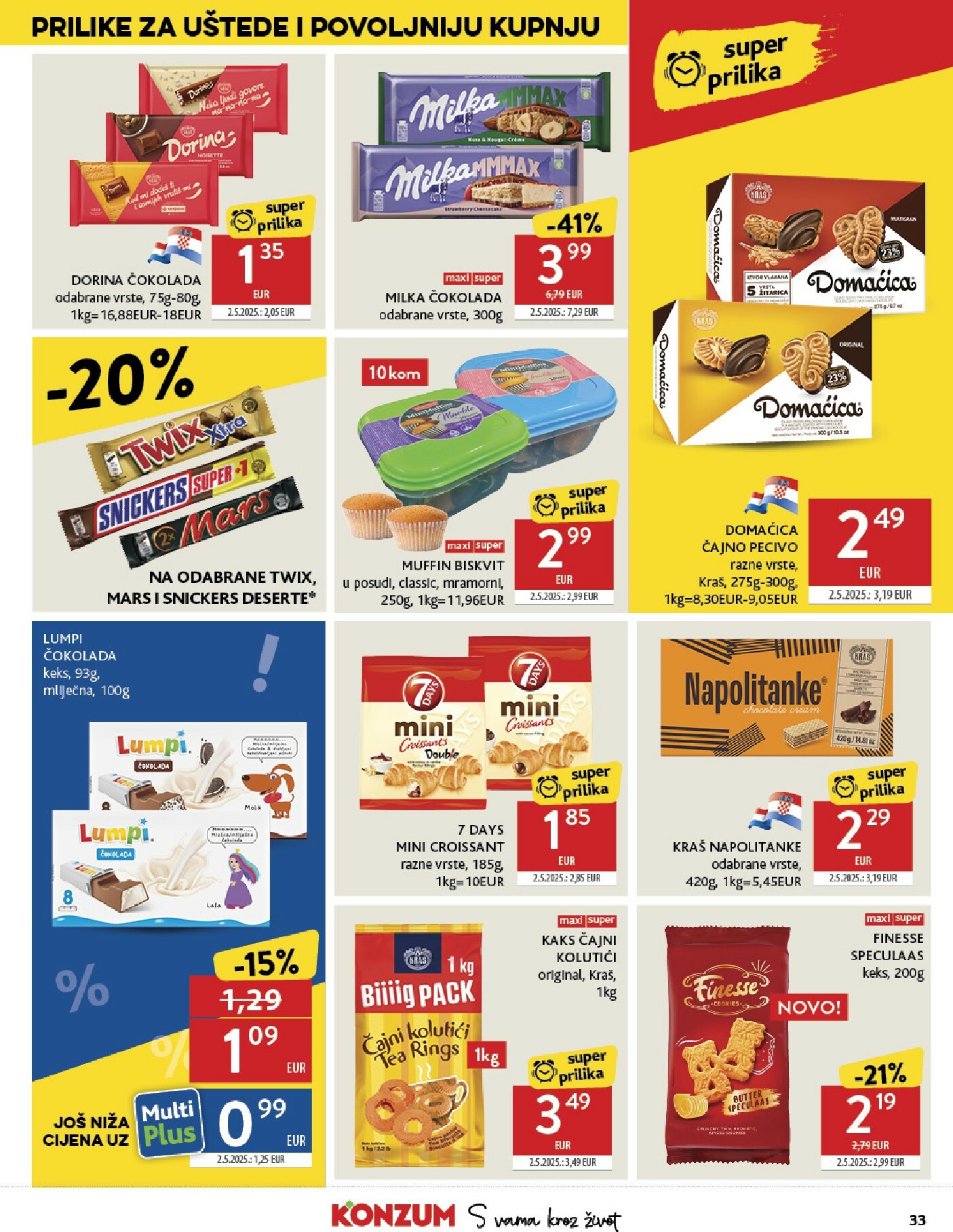konzum - Prelistajte katalog Konzum, vrijedi od 29.10. do 04.11. - page: 33