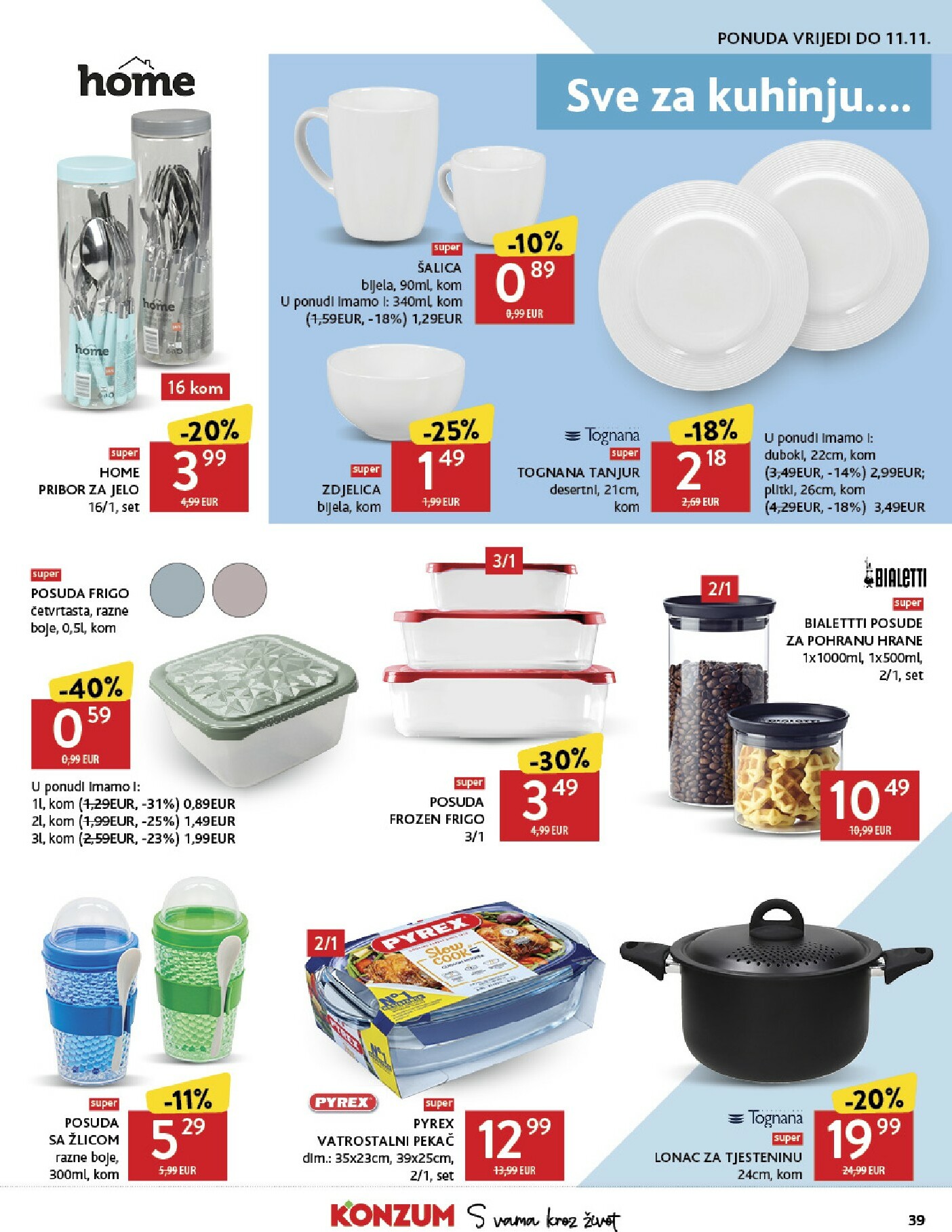 konzum - Prelistajte katalog Konzum, vrijedi od 29.10. do 04.11. - page: 39