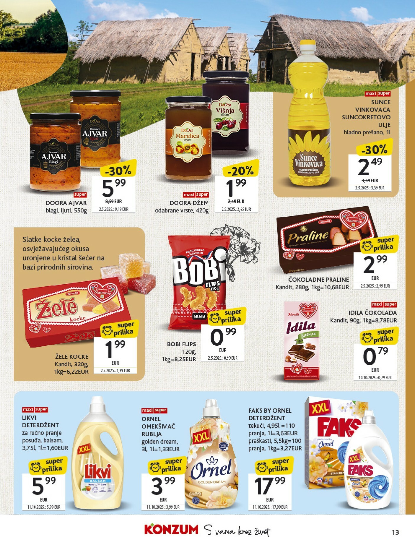 konzum - Prelistajte katalog Konzum - Katalog Najbolje iz Hrvatske, vrijedi od 27.10. do 23.11. - page: 13