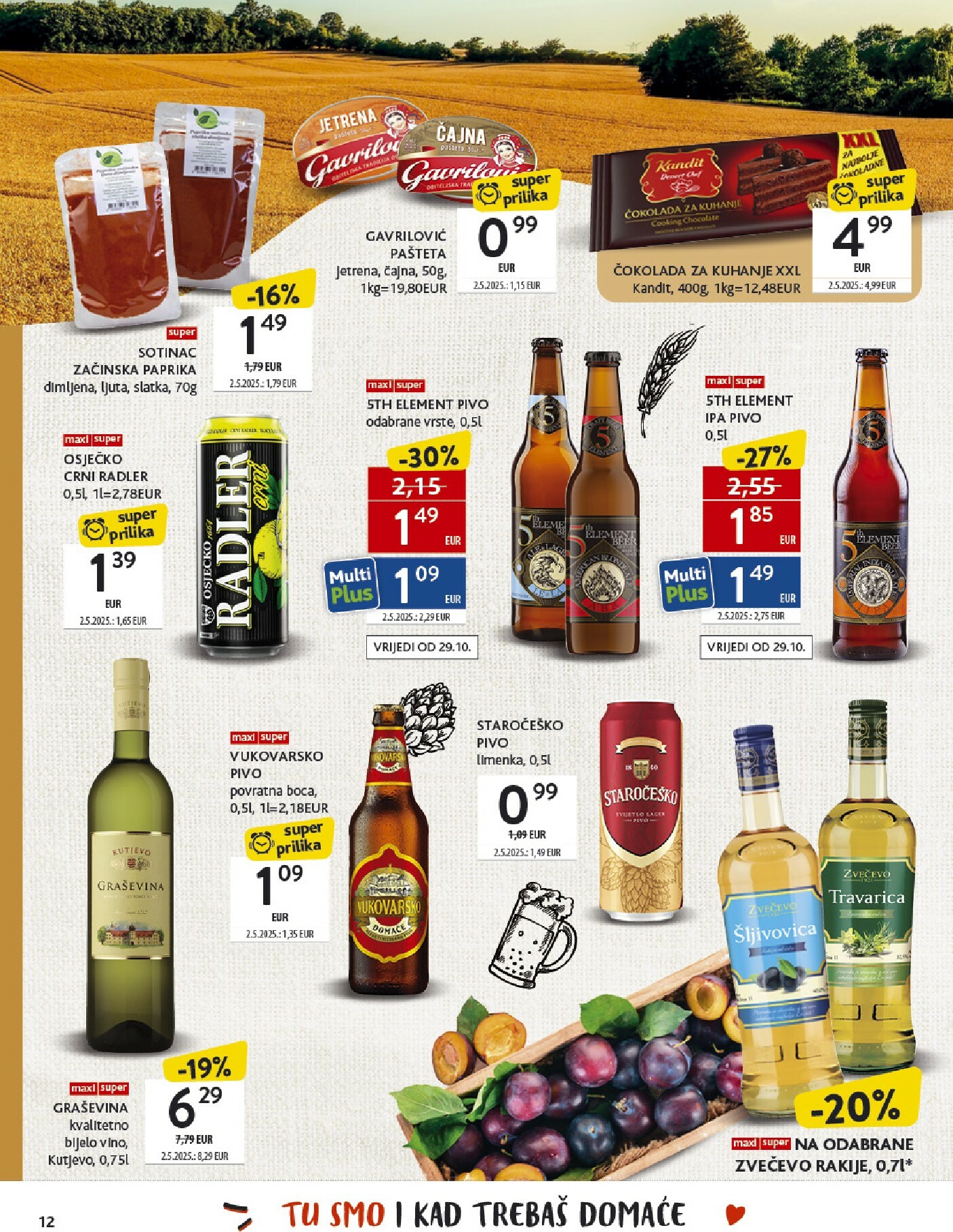 konzum - Prelistajte katalog Konzum - Katalog Najbolje iz Hrvatske, vrijedi od 27.10. do 23.11. - page: 12