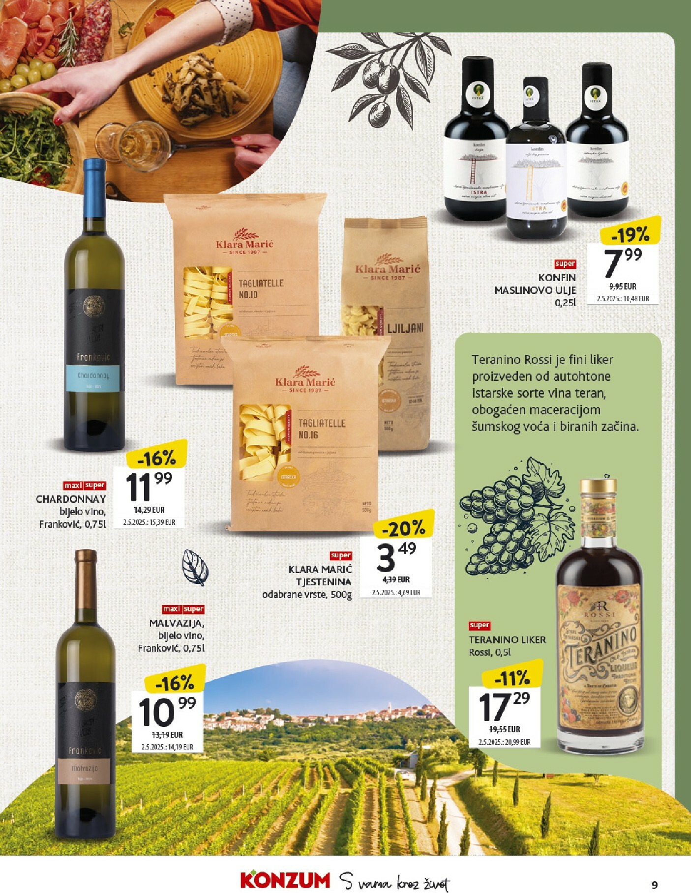 konzum - Prelistajte katalog Konzum - Katalog Najbolje iz Hrvatske, vrijedi od 27.10. do 23.11. - page: 9