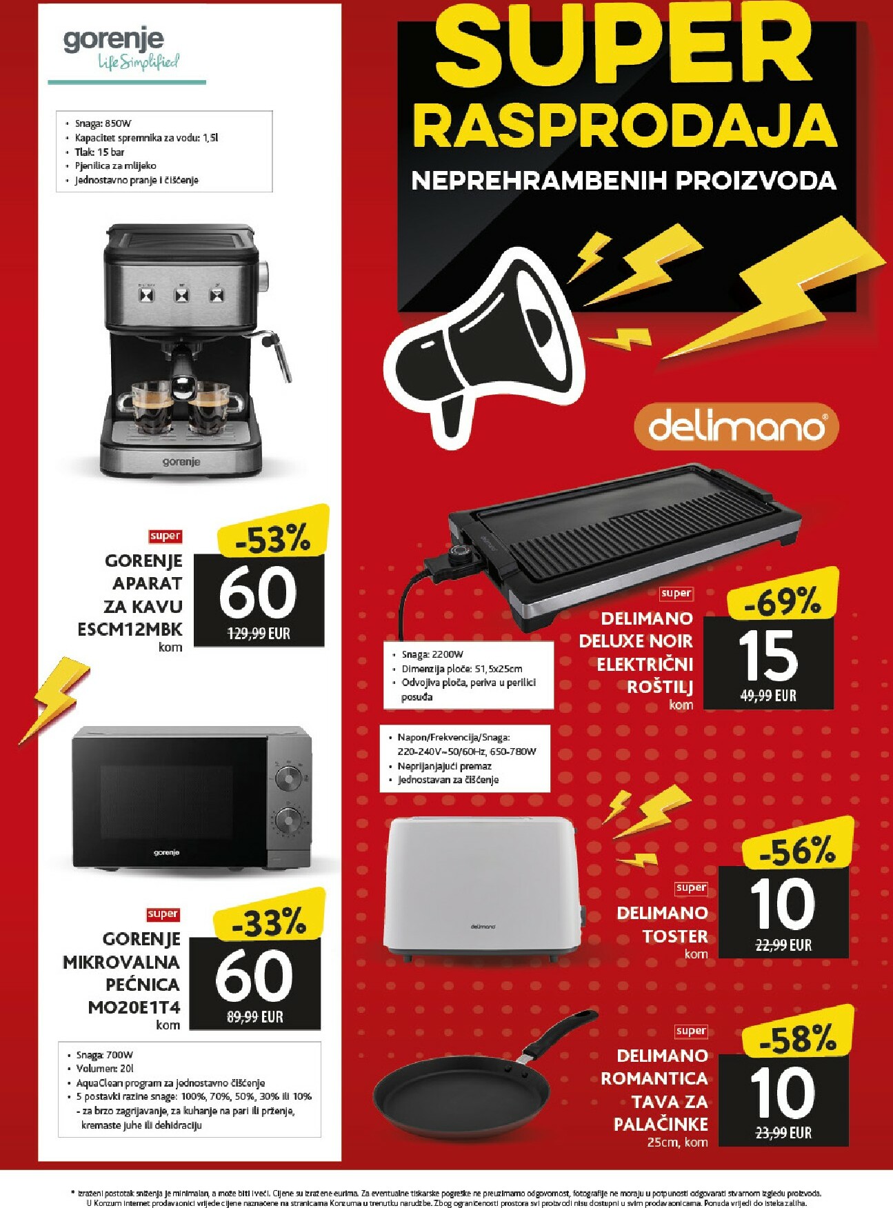 konzum - Prelistajte katalog Konzum - Super rasprodaja neprehrambenih proizvoda, vrijedi od 03.11. do 31.12. - page: 4